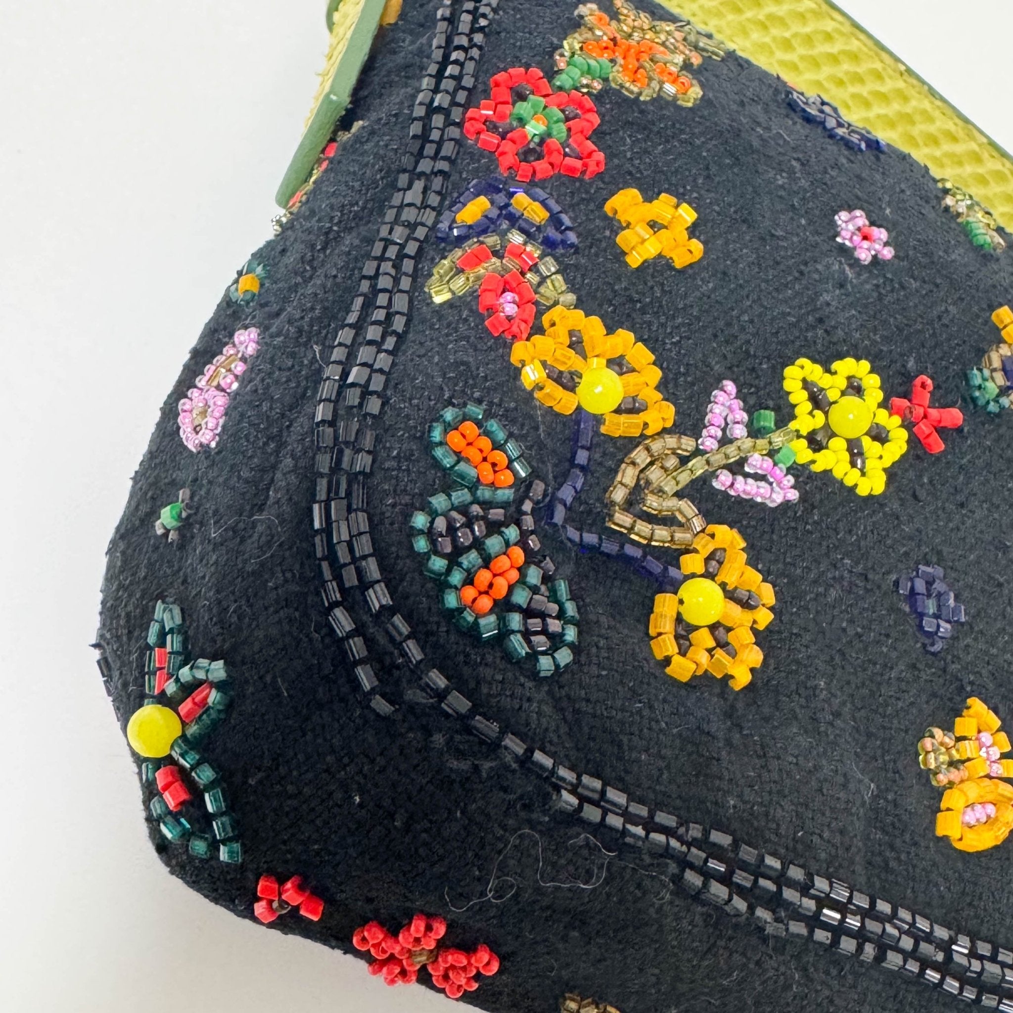 FENDI Baguette Floral Pattern Beads Embroidered, in , Sold by HIVE PRELOVED - Shoulder Bags, ,