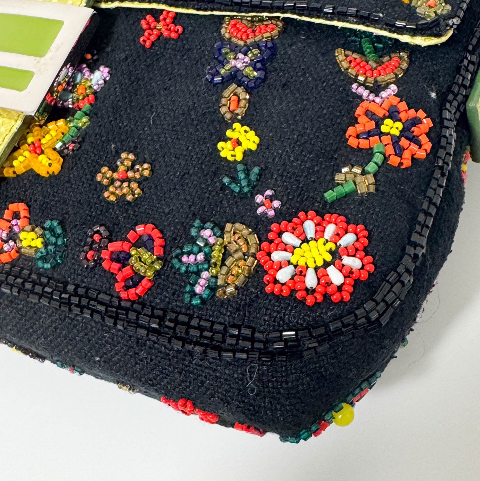 FENDI Baguette Floral Pattern Beads Embroidered, in , Sold by HIVE PRELOVED - Shoulder Bags, ,