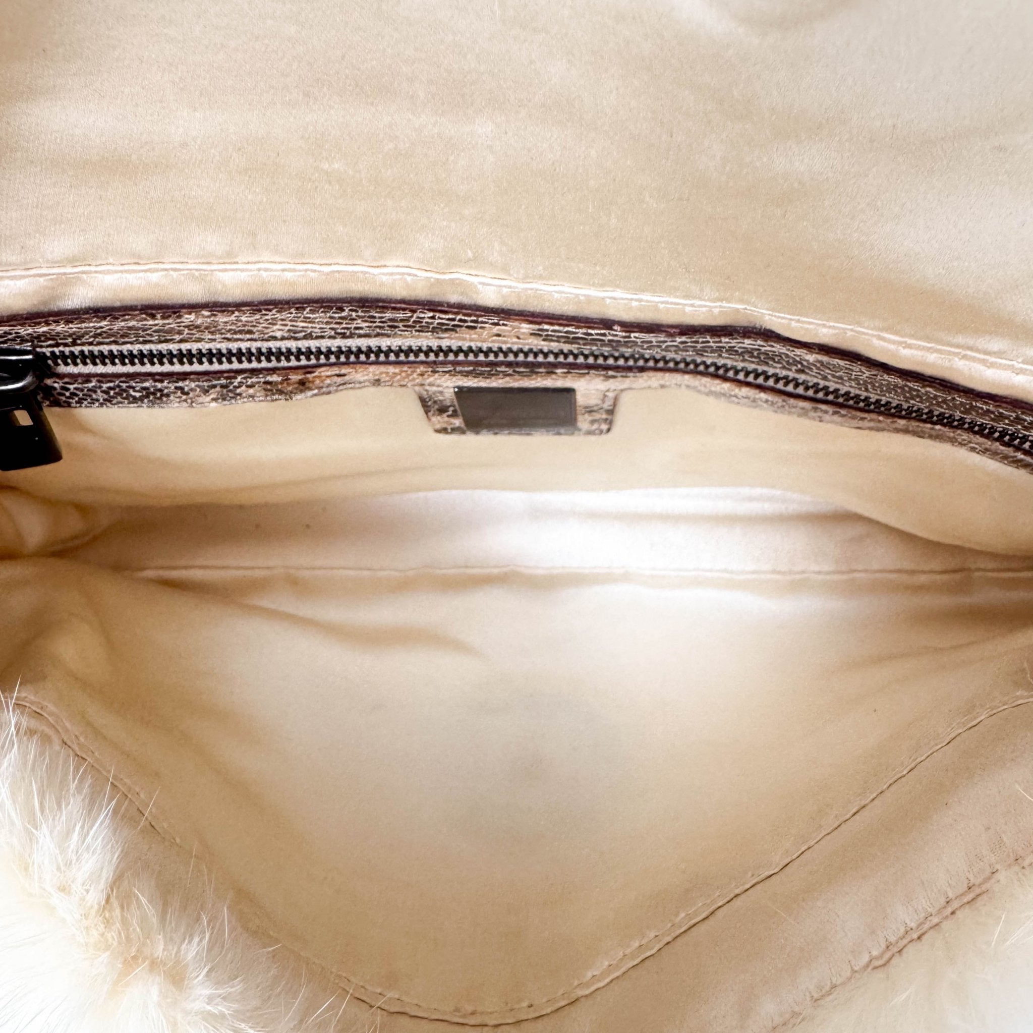 FENDI Baguette Fur Leather Shoulder Bag, in , Sold by HIVE PRELOVED - Shoulder Bags, ,