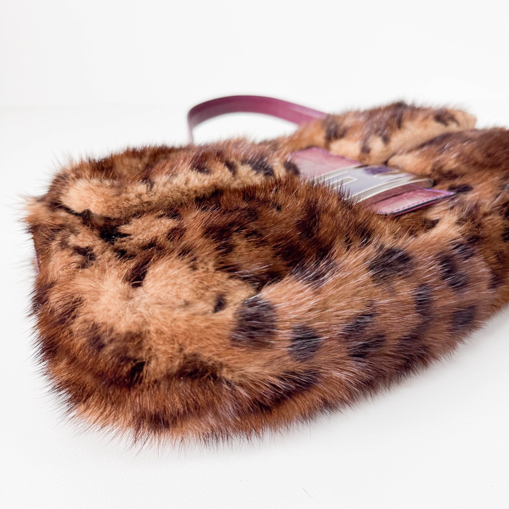 FENDI Baguette Fur Leopard Print Shoulder Bag, in , Sold by HIVE PRELOVED - Shoulder Bags, ,