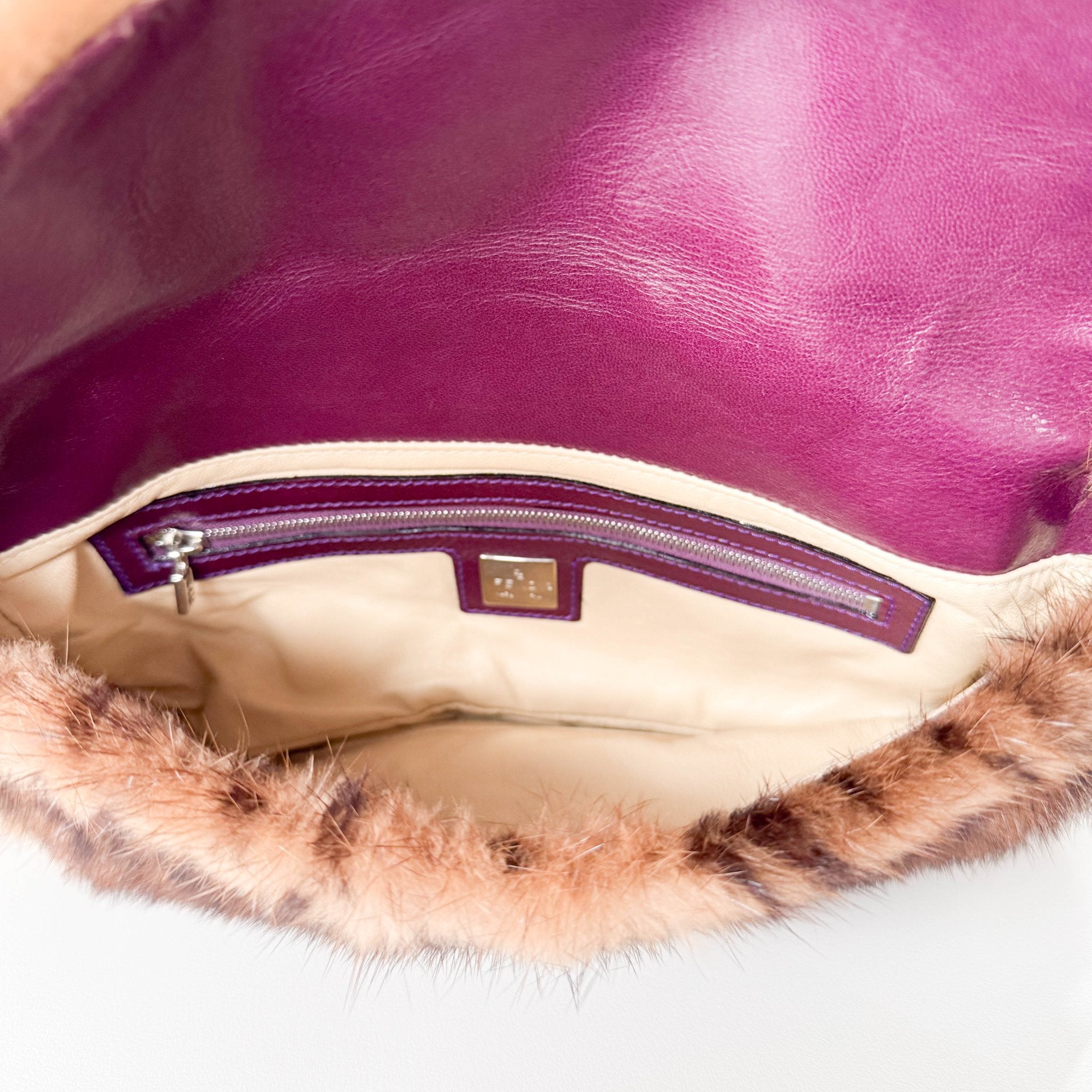 FENDI Baguette Fur Leopard Print Shoulder Bag, in , Sold by HIVE PRELOVED - Shoulder Bags, ,