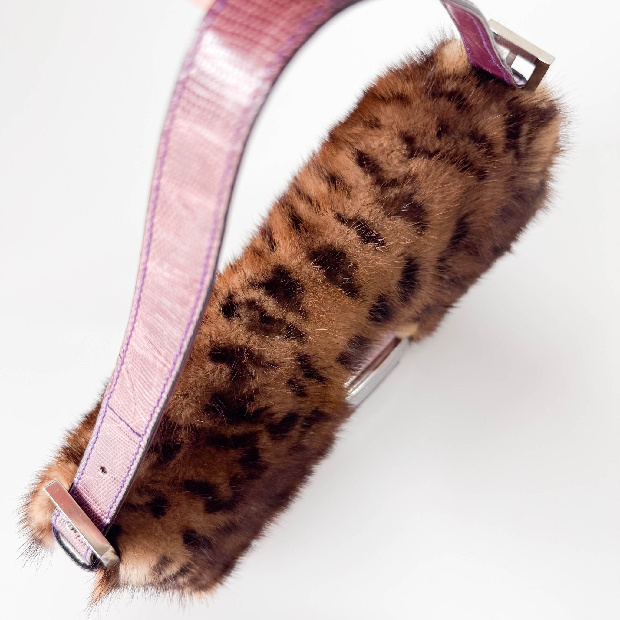 FENDI Baguette Fur Leopard Print Shoulder Bag, in , Sold by HIVE PRELOVED - Shoulder Bags, ,