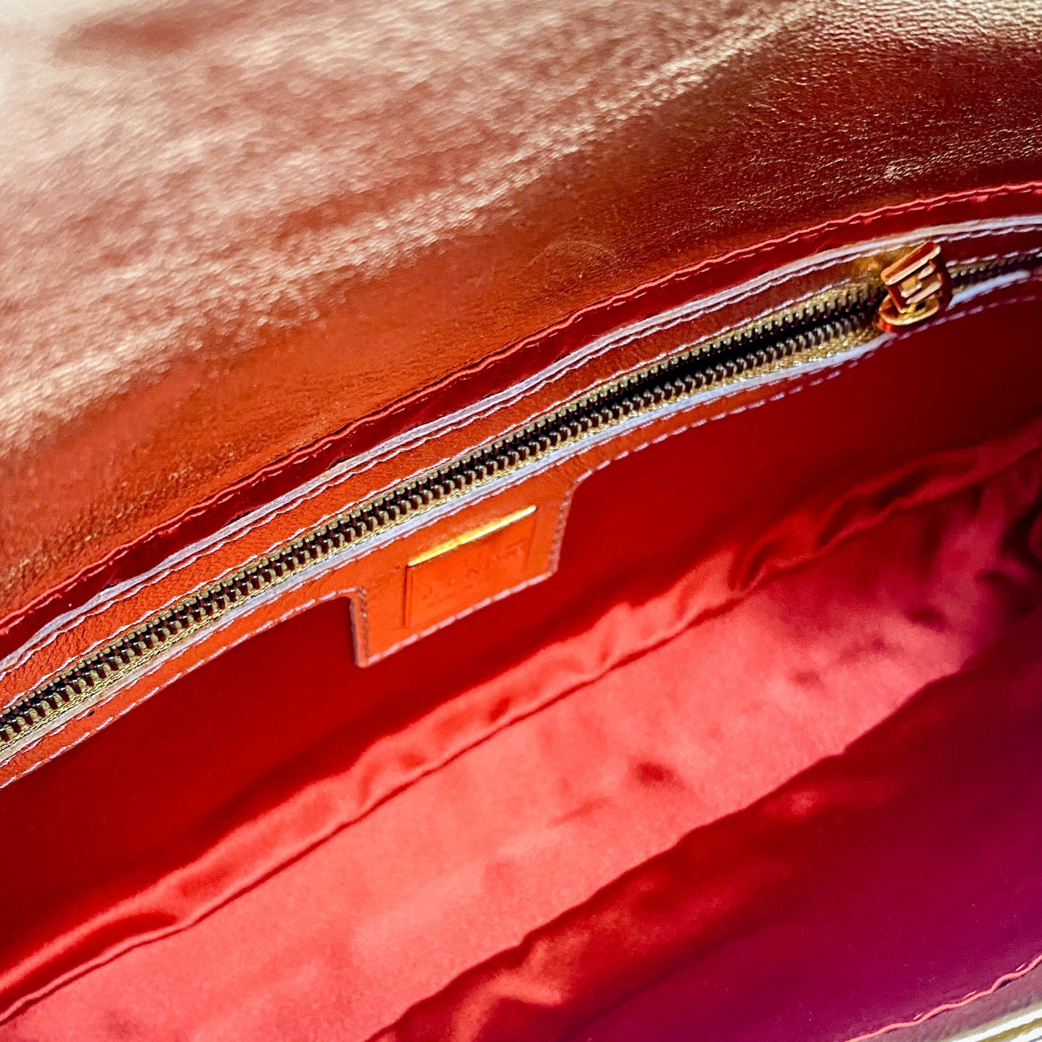 FENDI Baguette Gold Leather & Rhinestone FF Buckle Shoulder Bag, in , Sold by HIVE PRELOVED - Shoulder Bags, ,