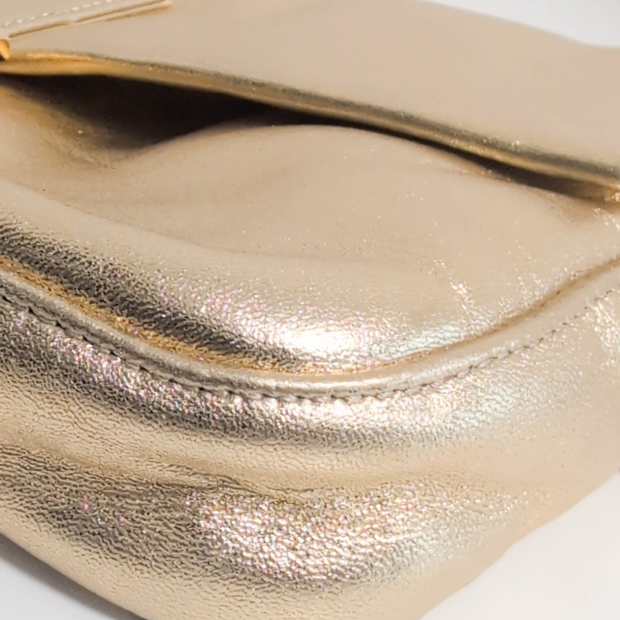 FENDI Baguette Gold Leather Shoulder Bag, in , Sold by HIVE PRELOVED - Shoulder Bags, ,