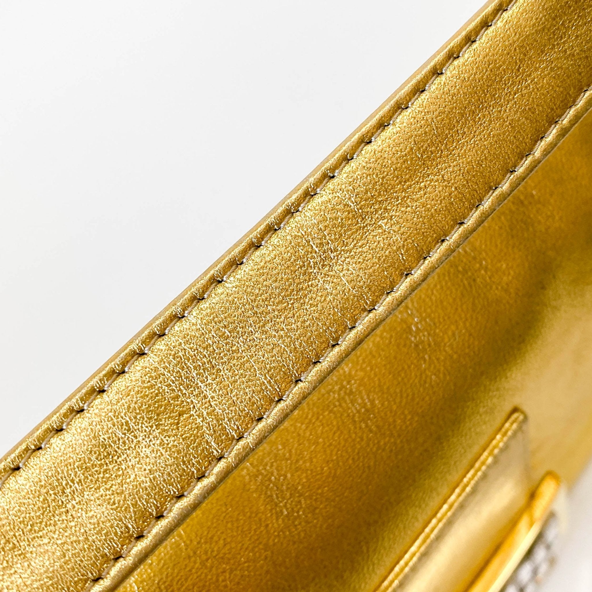 FENDI Baguette Gold Leather with Rhinestone Buckle Shoulder Bag, in , Sold by HIVE PRELOVED - Shoulder Bags, ,