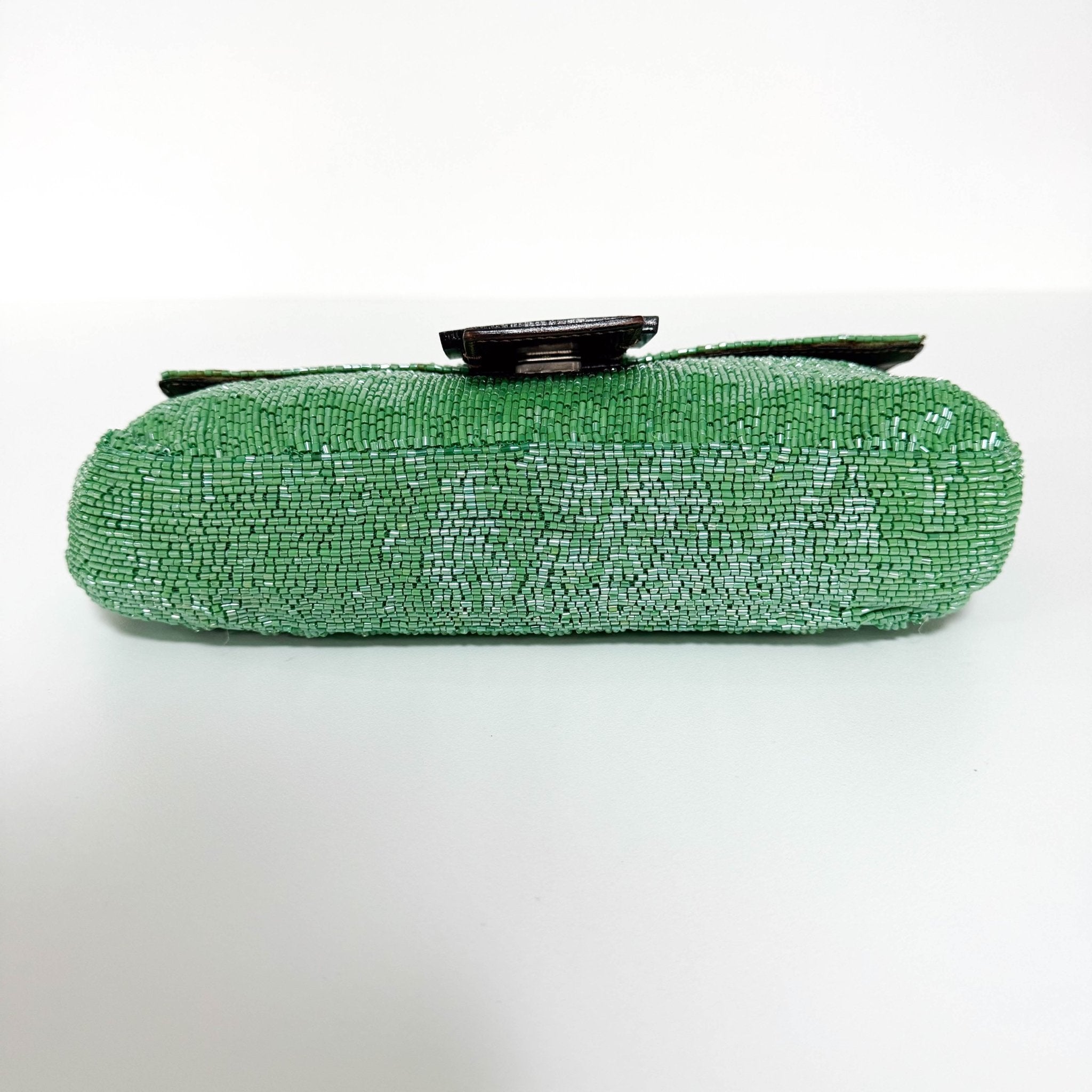 FENDI Baguette Green Beaded Shoulder Bag, in , Sold by HIVE PRELOVED - Shoulder Bags, ,