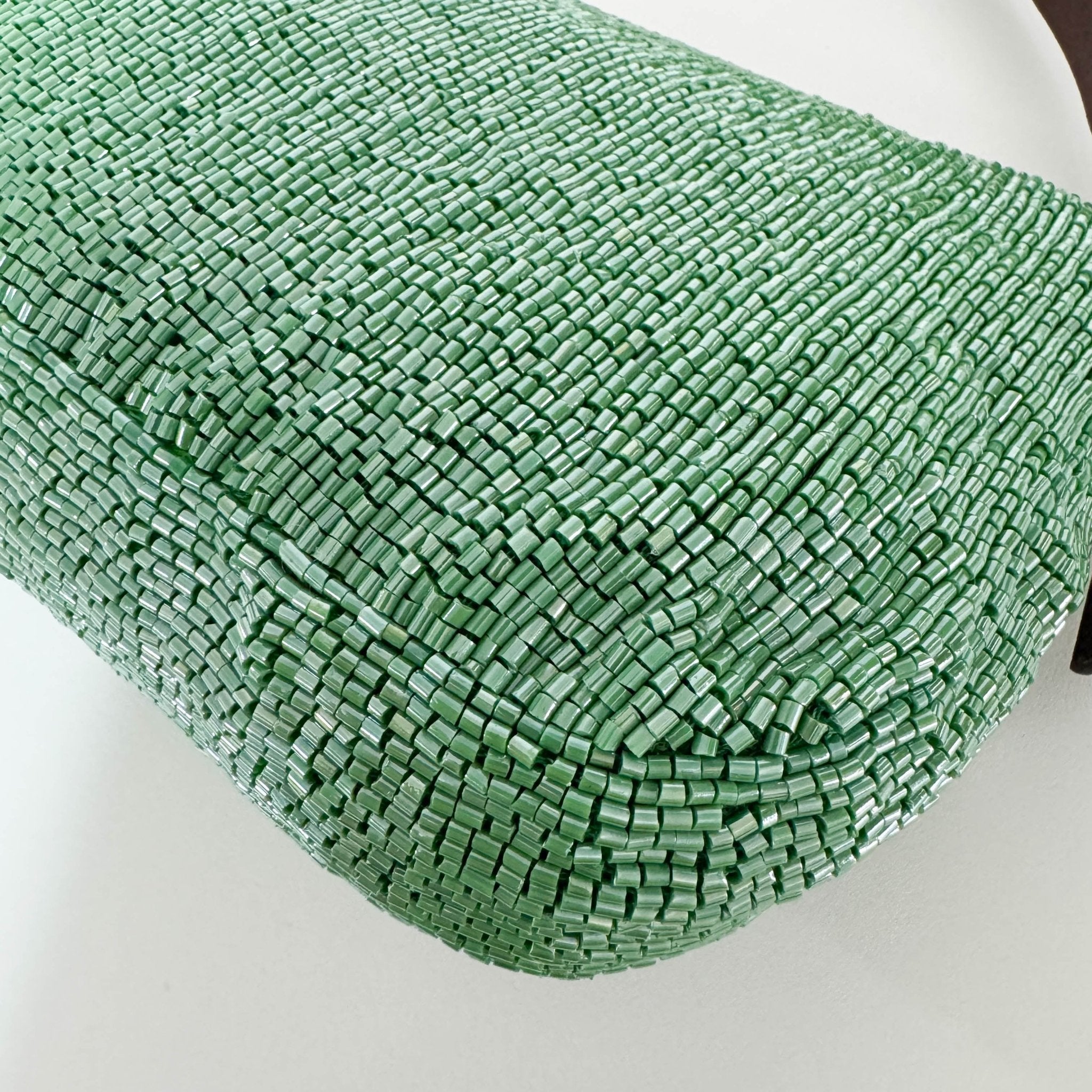 FENDI Baguette Green Beaded Shoulder Bag, in , Sold by HIVE PRELOVED - Shoulder Bags, ,