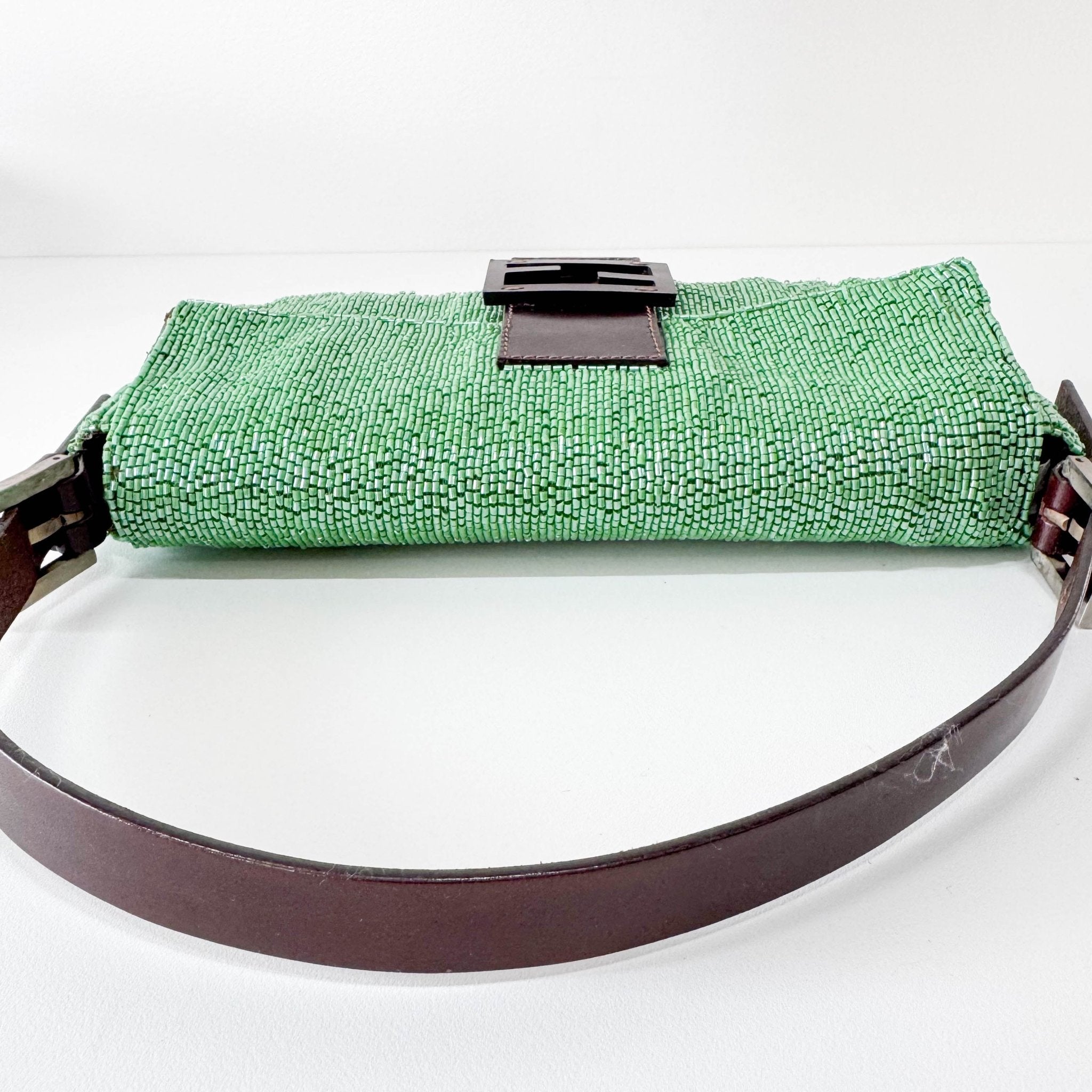 FENDI Baguette Green Beads Shoulder Bag, in , Sold by HIVE PRELOVED - Shoulder Bags, ,