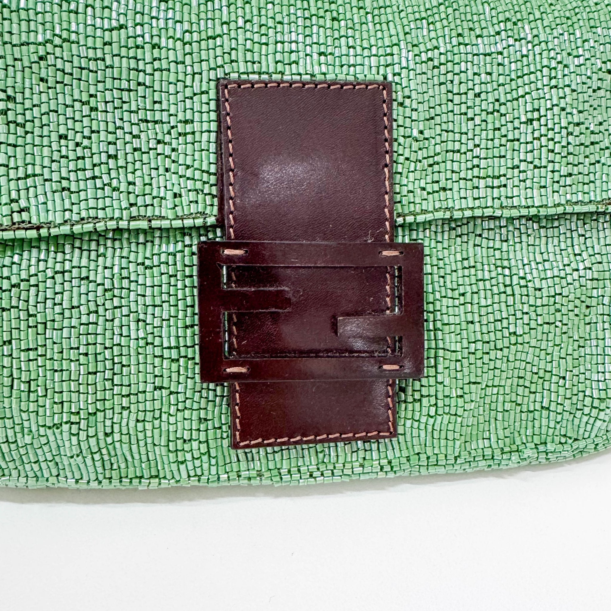 FENDI Baguette Green Beads Shoulder Bag, in , Sold by HIVE PRELOVED - Shoulder Bags, ,