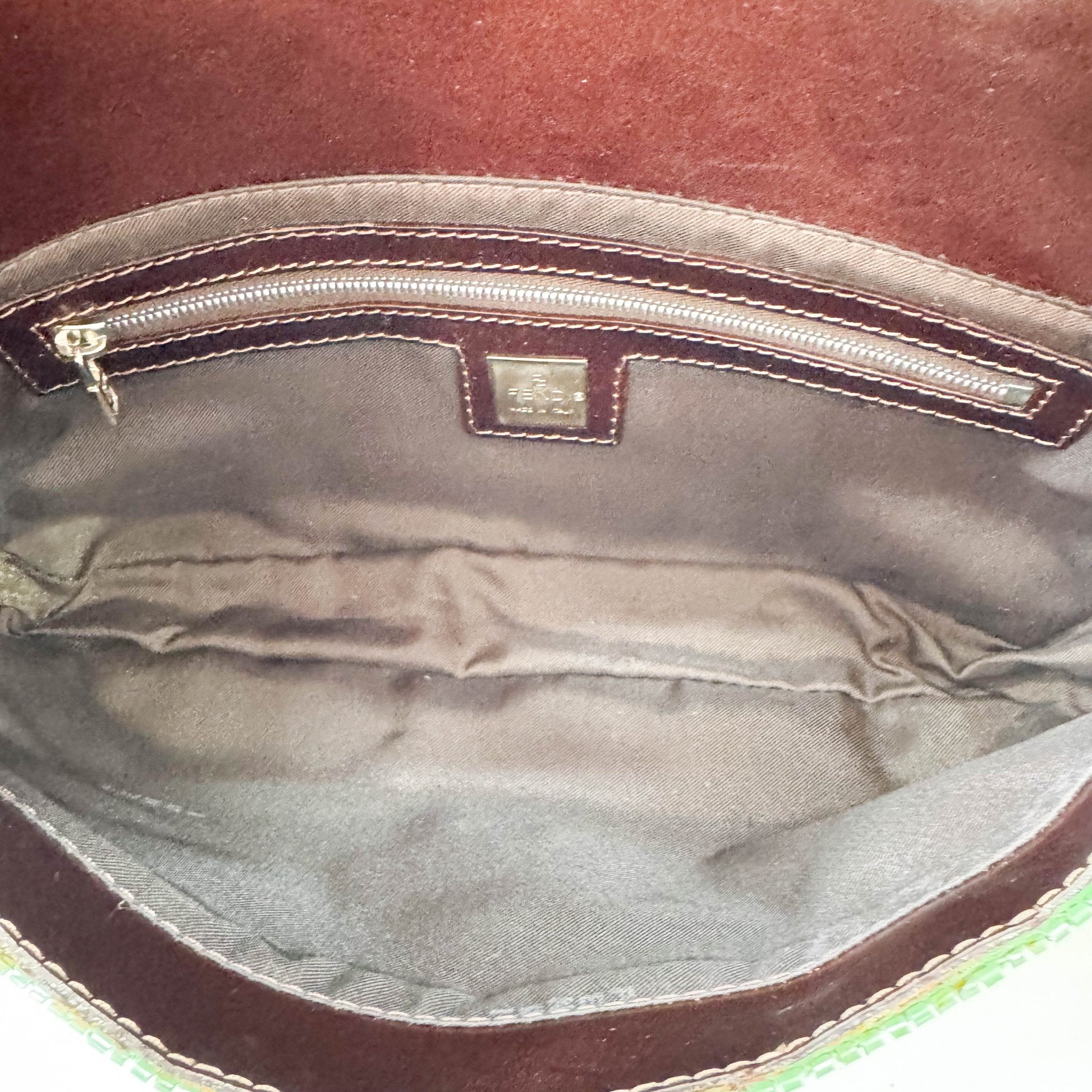 FENDI Baguette Green Beads Shoulder Bag, in , Sold by HIVE PRELOVED - Shoulder Bags, ,