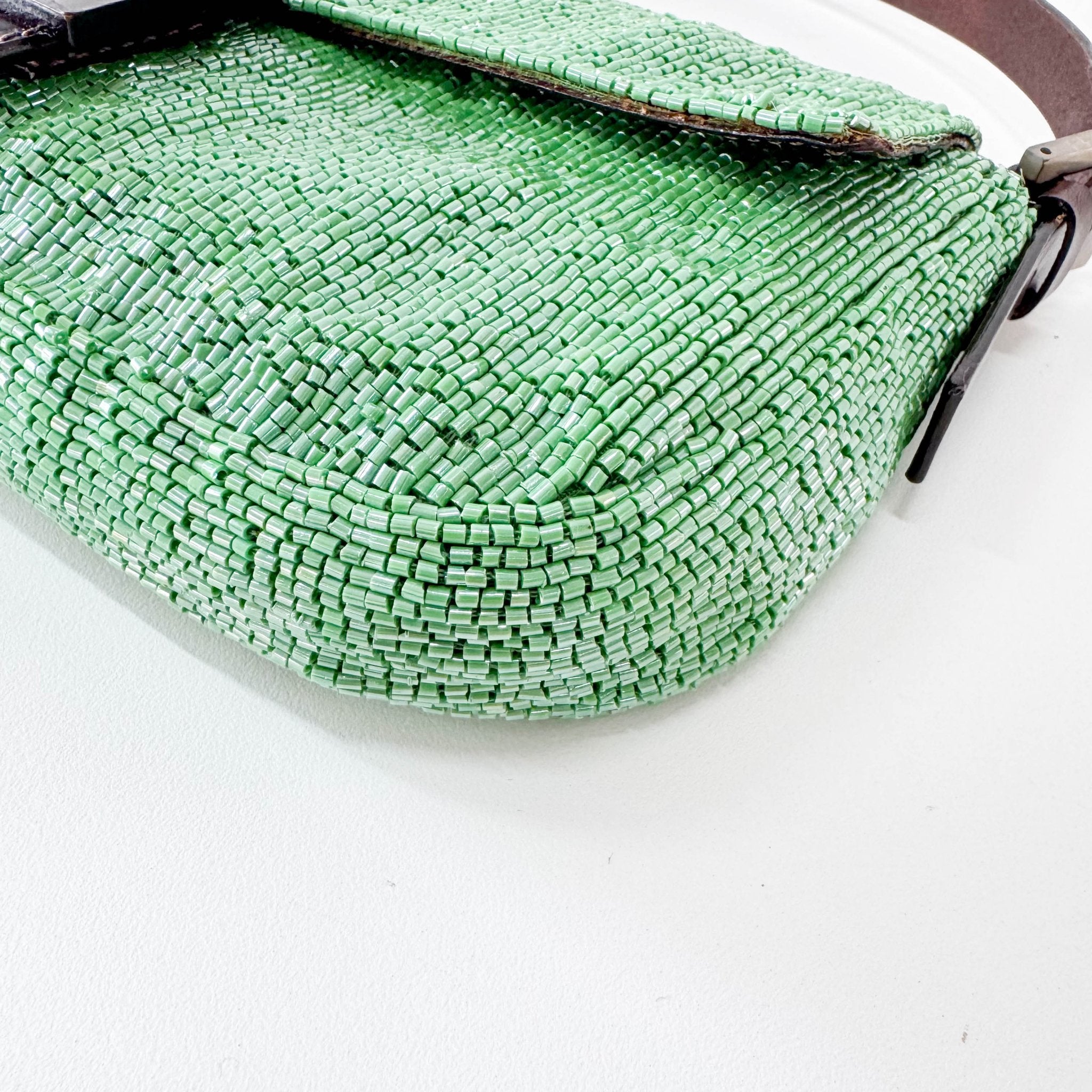 FENDI Baguette Green Beads Shoulder Bag, in , Sold by HIVE PRELOVED - Shoulder Bags, ,