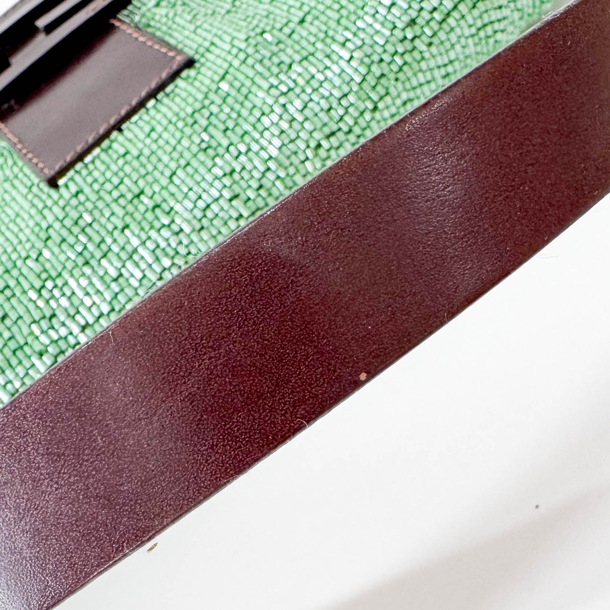 FENDI Baguette Green Beads Shoulder Bag, in , Sold by HIVE PRELOVED - Shoulder Bags, ,