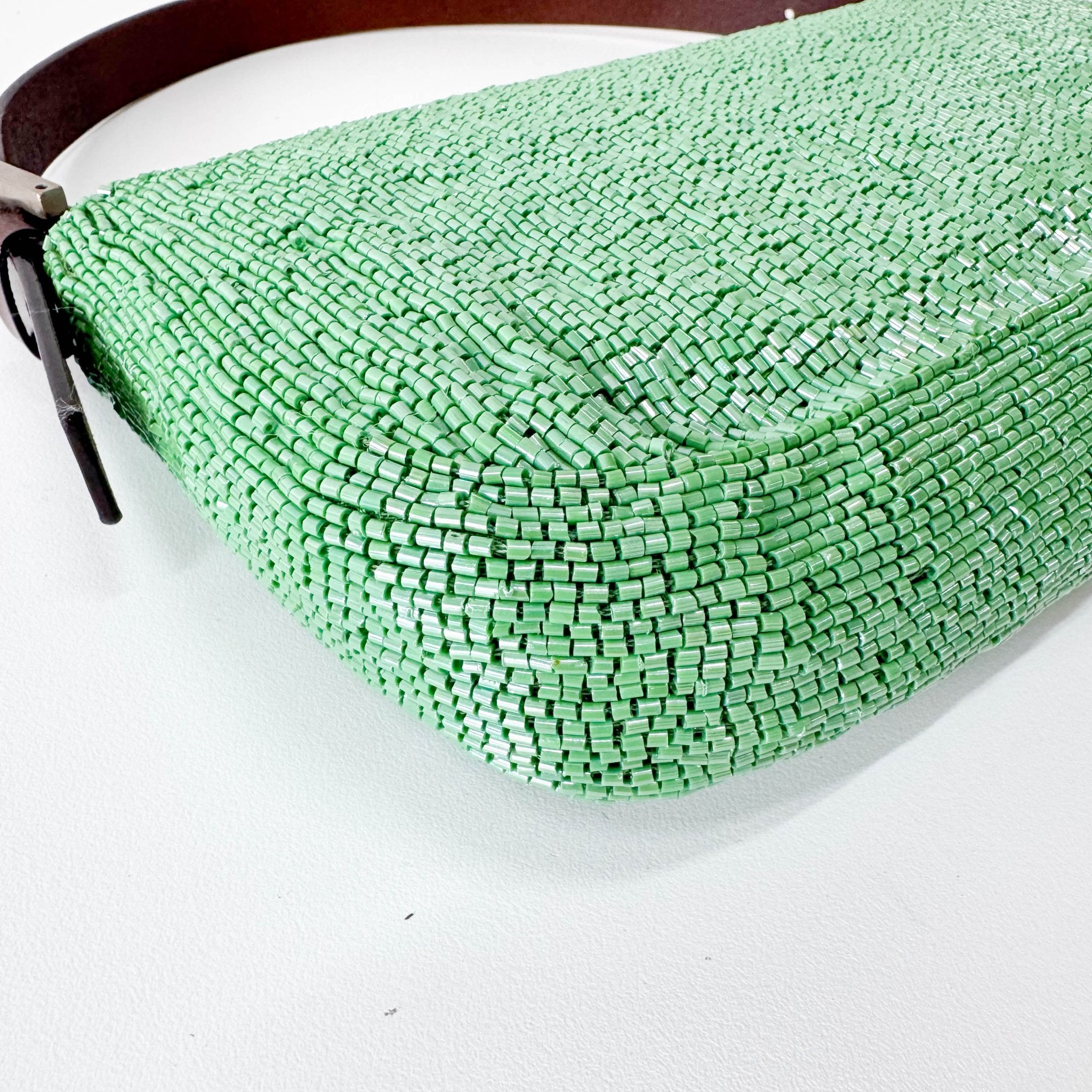 FENDI Baguette Green Beads Shoulder Bag, in , Sold by HIVE PRELOVED - Shoulder Bags, ,