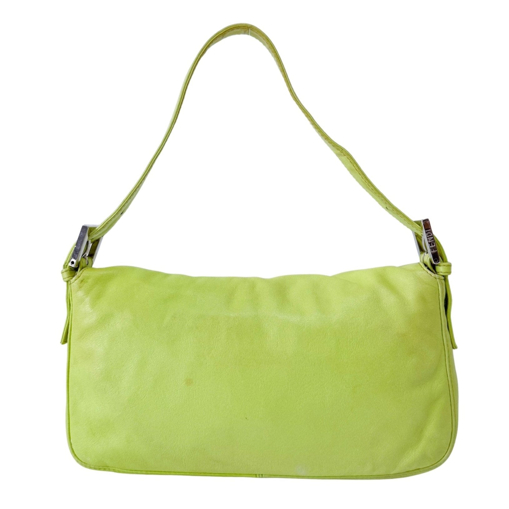 FENDI Baguette Green Nappa Leather Shoulder Bag, in , Sold by HIVE PRELOVED - Shoulder Bags, ,