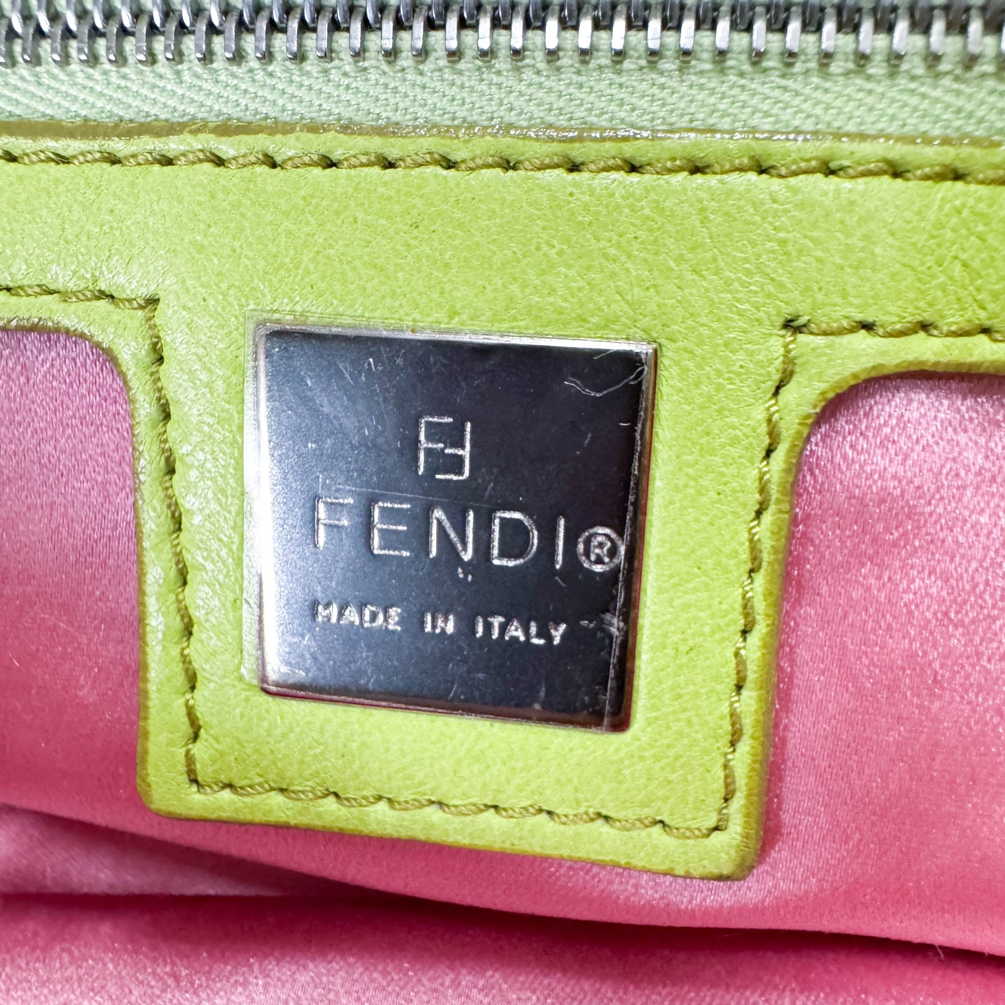 FENDI Baguette Green Nappa Leather Shoulder Bag, in , Sold by HIVE PRELOVED - Shoulder Bags, ,