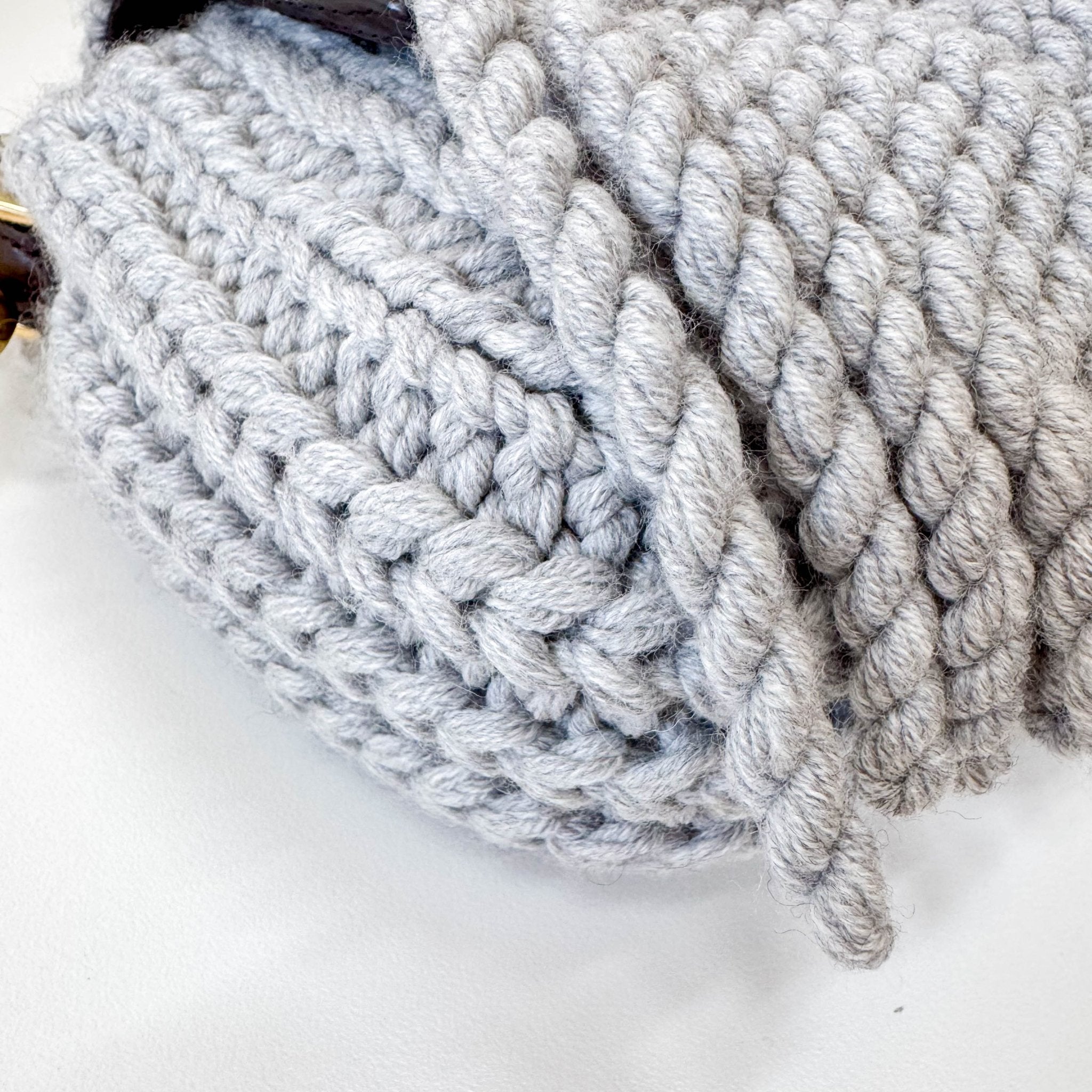 FENDI Baguette Grey Braided Wool with Zucca Interior Lining Shoulder Bag, in , Sold by HIVE PRELOVED - Shoulder Bags, ,