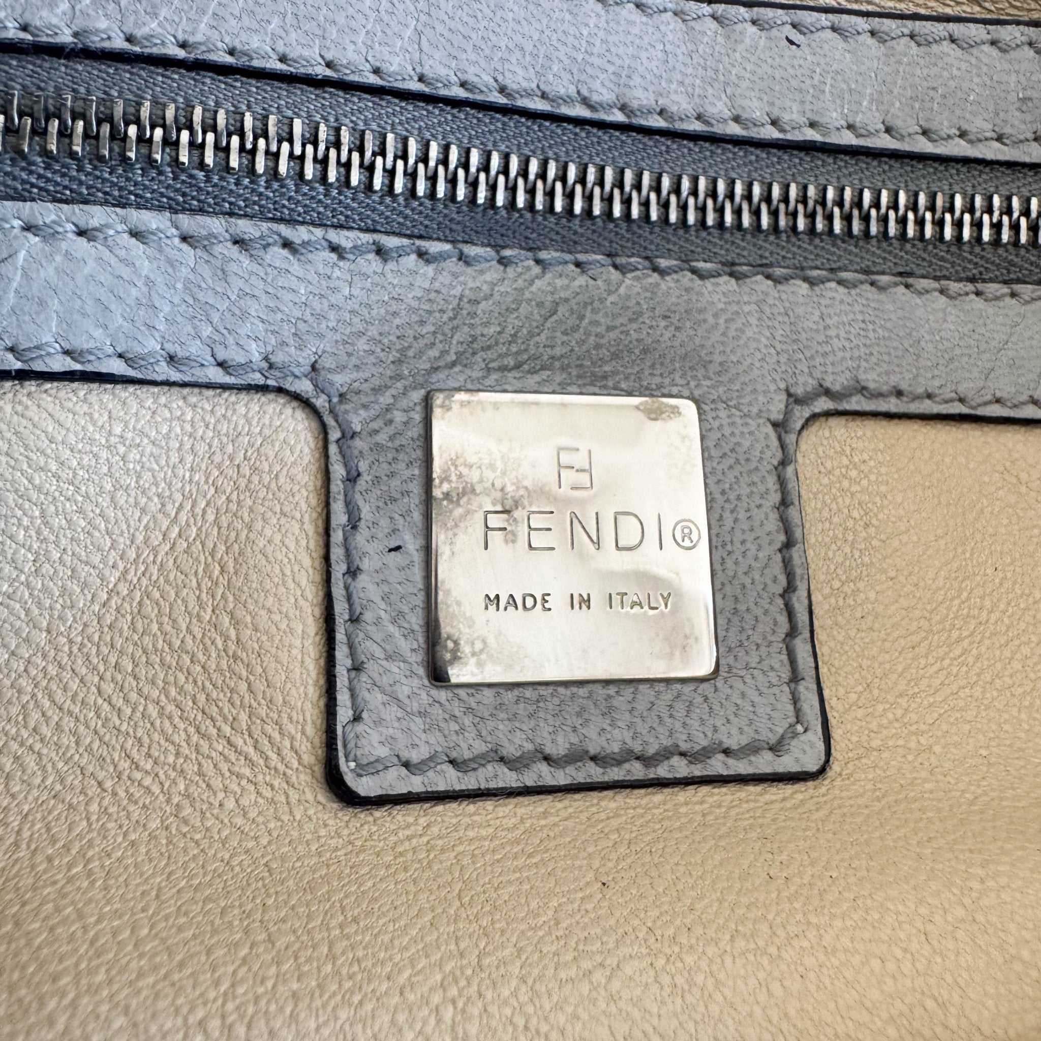 FENDI Baguette Grey Cashmere Shoulder Bag, in , Sold by HIVE PRELOVED - Shoulder Bags, ,