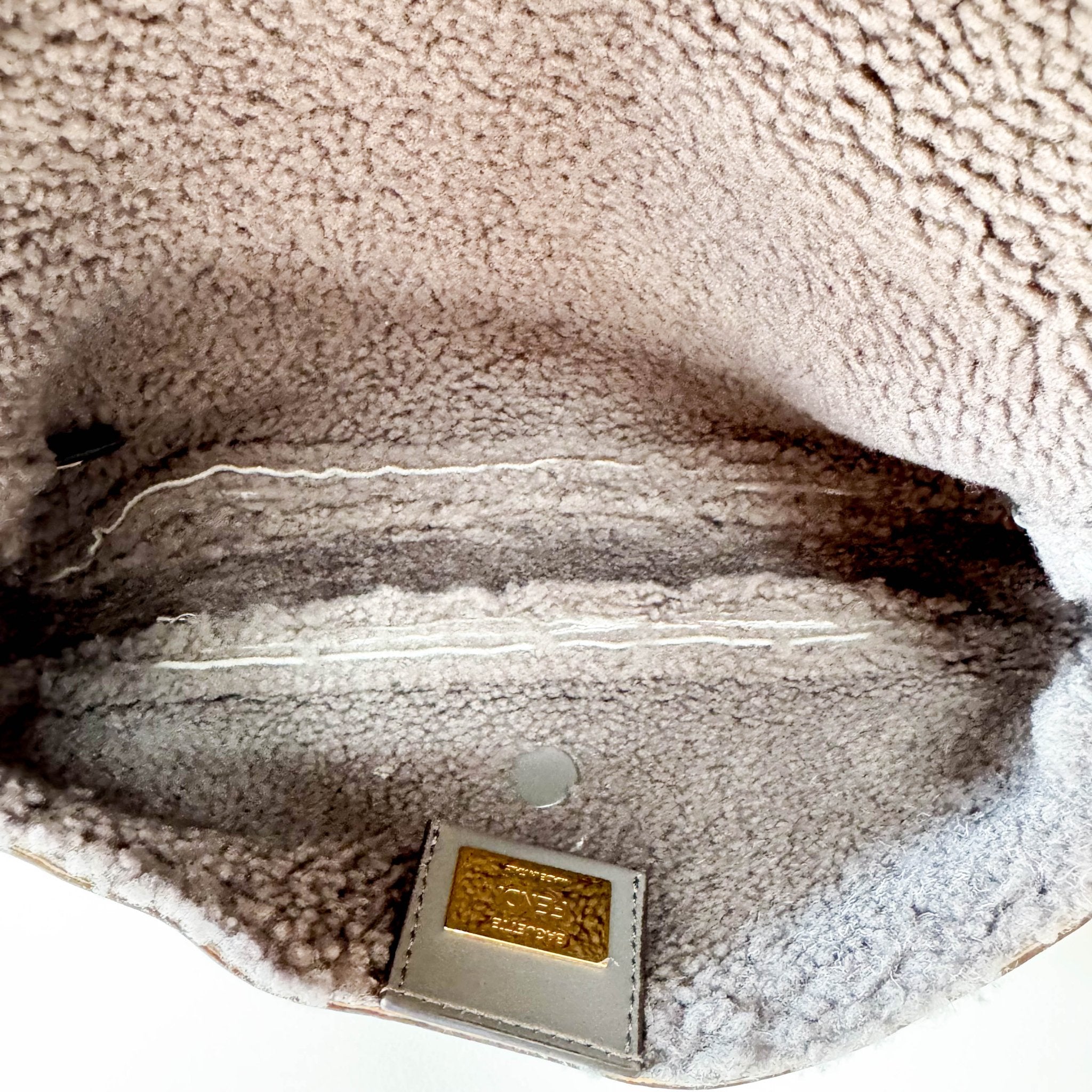 FENDI Baguette Grey Leather Soft Interior Lining Shoulder Bag, in , Sold by HIVE PRELOVED - Shoulder Bags, ,