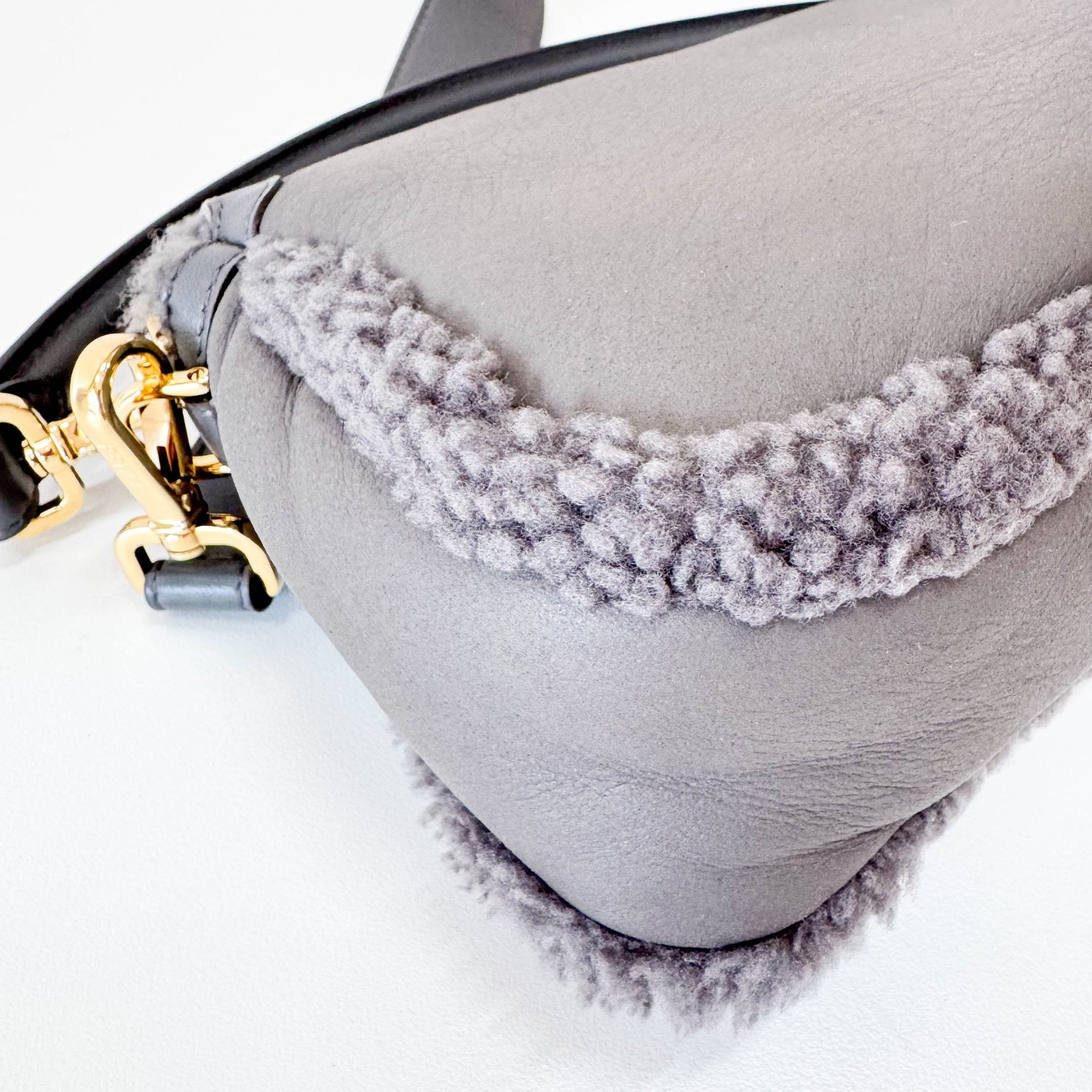 FENDI Baguette Grey Leather Soft Interior Lining Shoulder Bag, in , Sold by HIVE PRELOVED - Shoulder Bags, ,