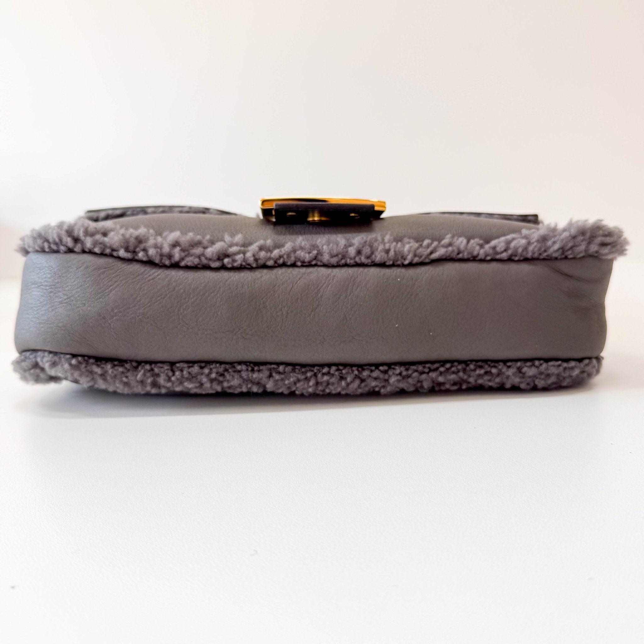 FENDI Baguette Grey Leather Soft Interior Lining Shoulder Bag, in , Sold by HIVE PRELOVED - Shoulder Bags, ,