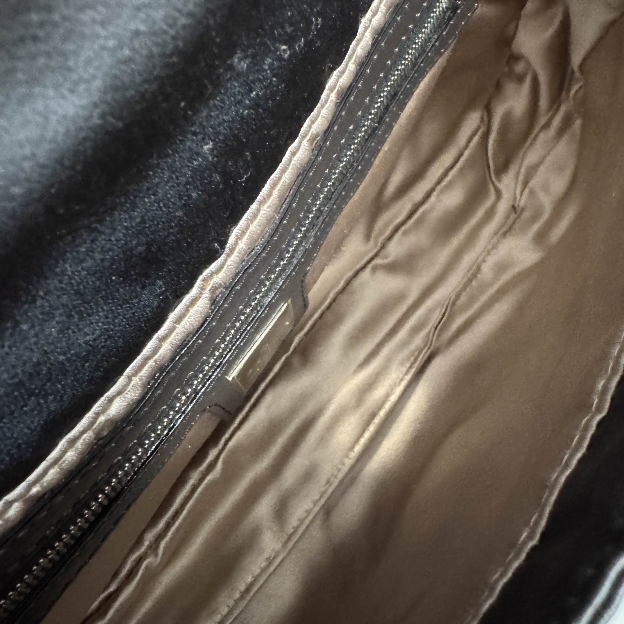 FENDI Baguette Grey Satin Shoulder Bag with Rhinestone Hardware, in , Sold by HIVE PRELOVED - Shoulder Bags, ,