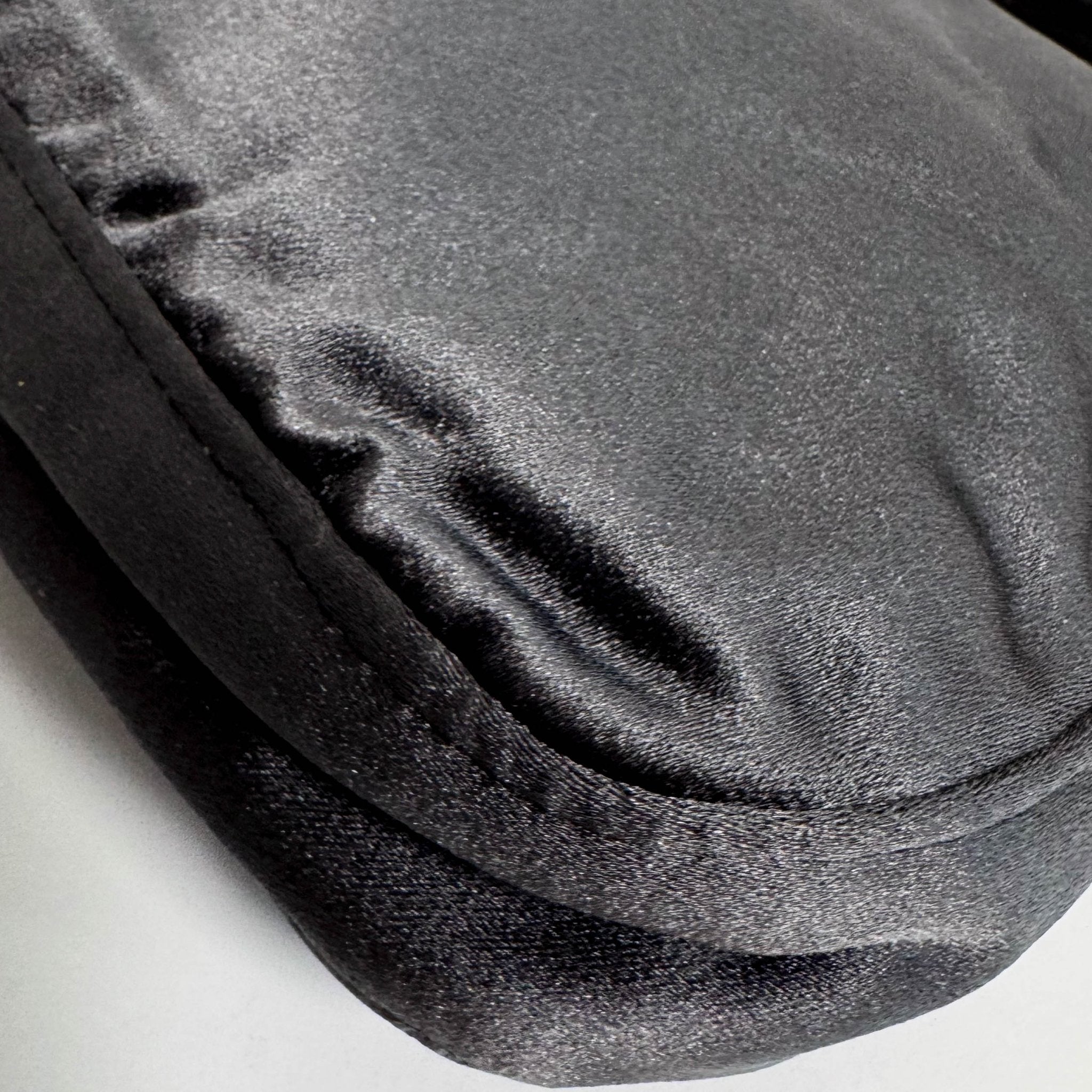 FENDI Baguette Grey Satin Shoulder Bag with Rhinestone Hardware, in , Sold by HIVE PRELOVED - Shoulder Bags, ,