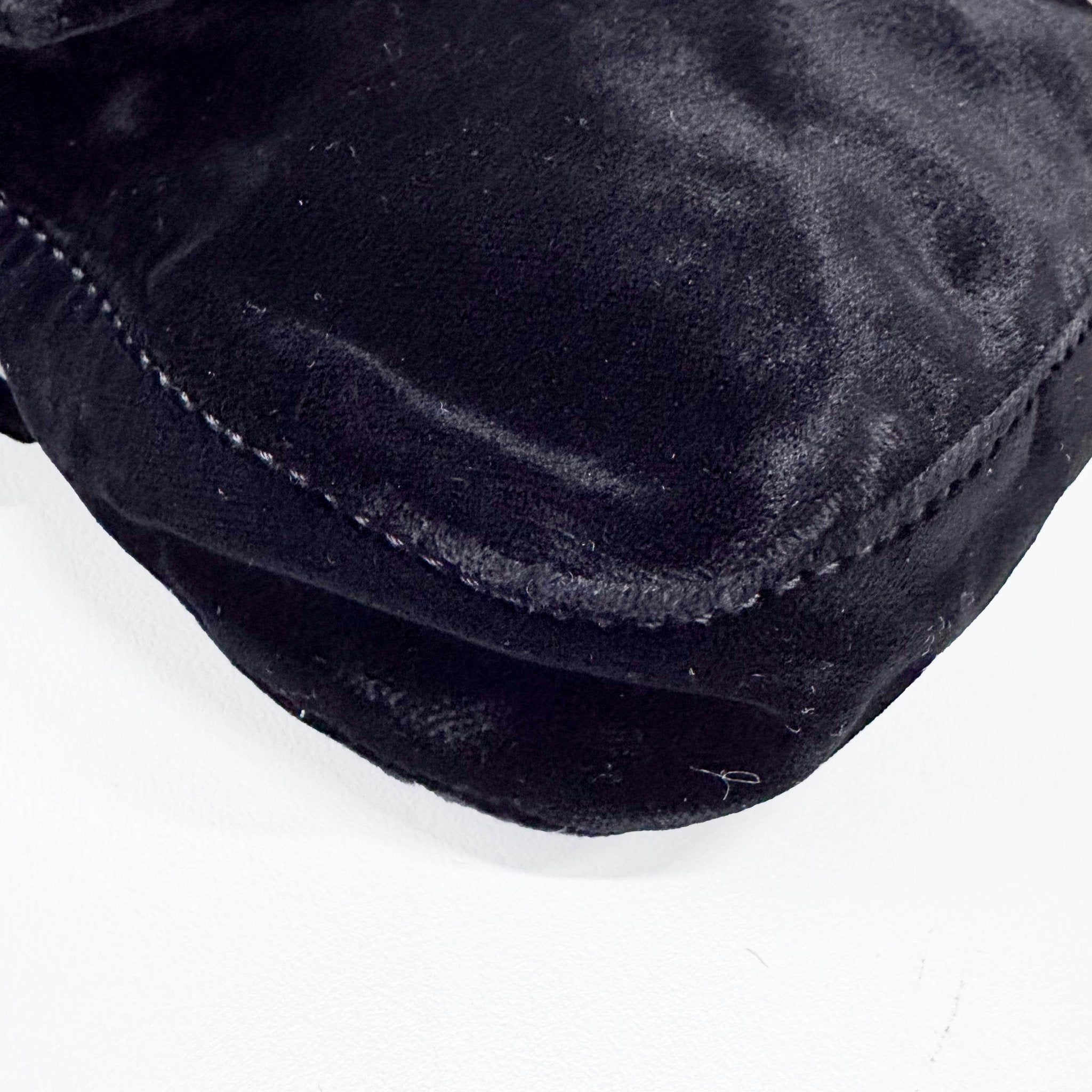 FENDI Baguette in Black Velvet with Gold Metallic Fringing, in , Sold by HIVE PRELOVED - Shoulder Bags, ,