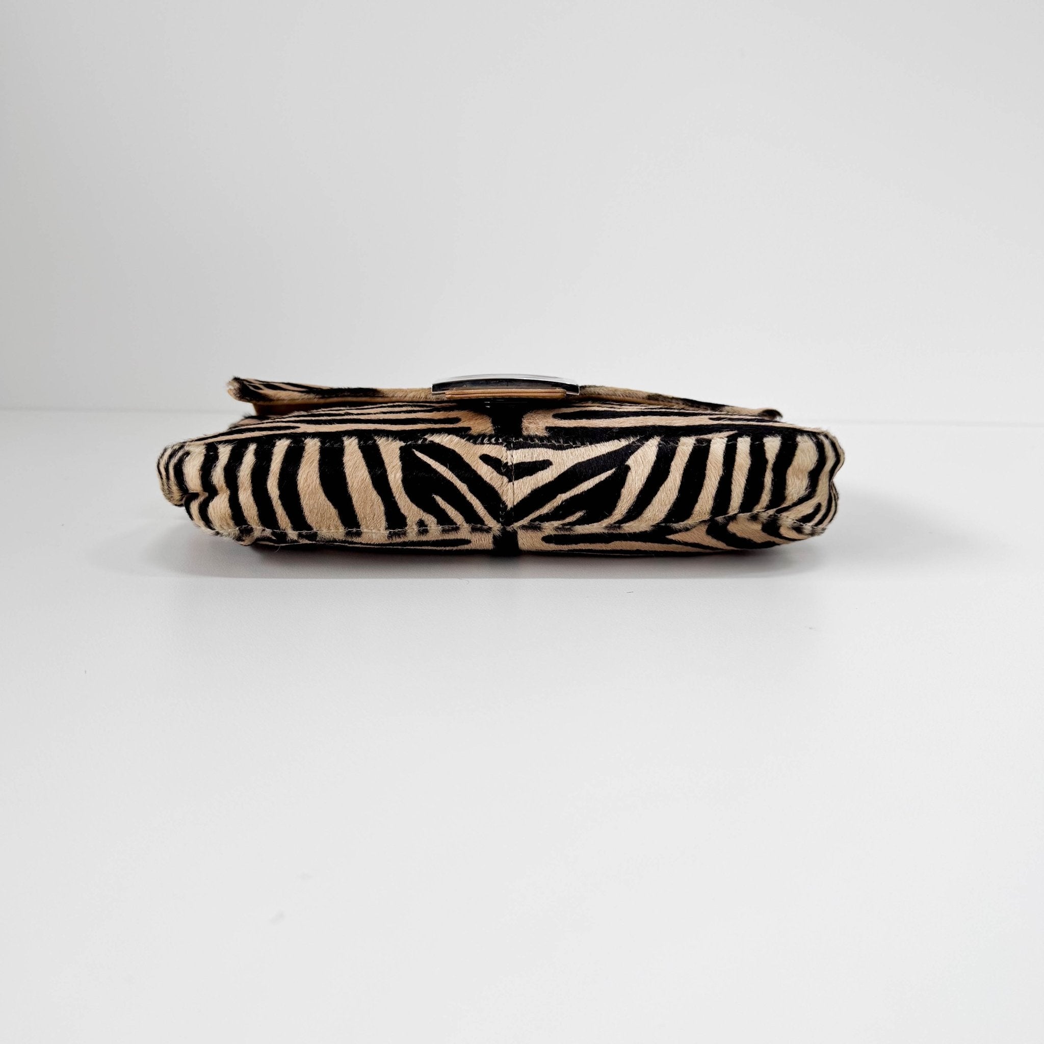 FENDI Baguette in Zebra Printed Pony Hair Shoulder Bag, in , Sold by HIVE PRELOVED - Shoulder Bags, ,