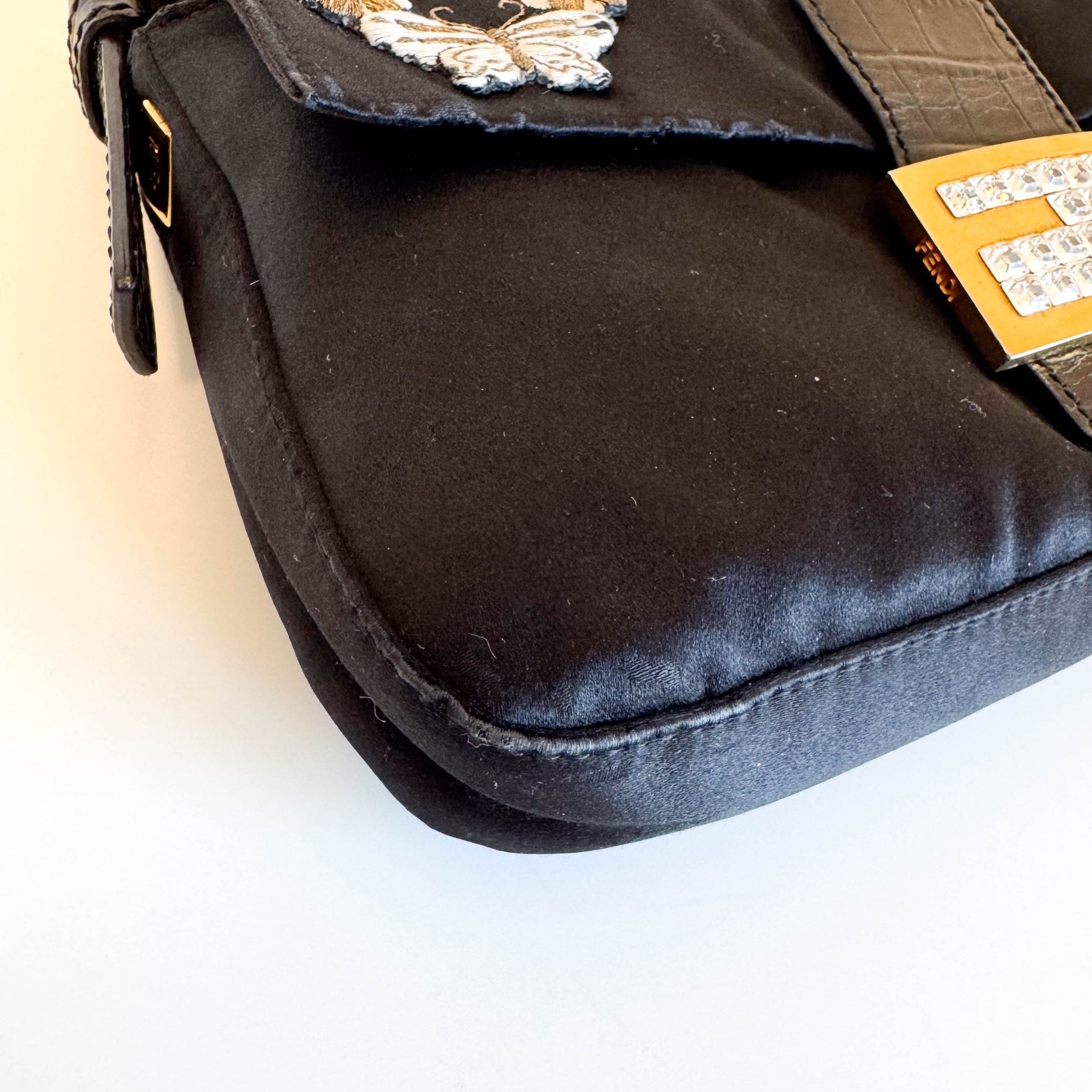 FENDI Baguette Kaga - nui Embroidered Limited Edition Shoulder Bag, in , Sold by HIVE PRELOVED - Shoulder Bags, ,