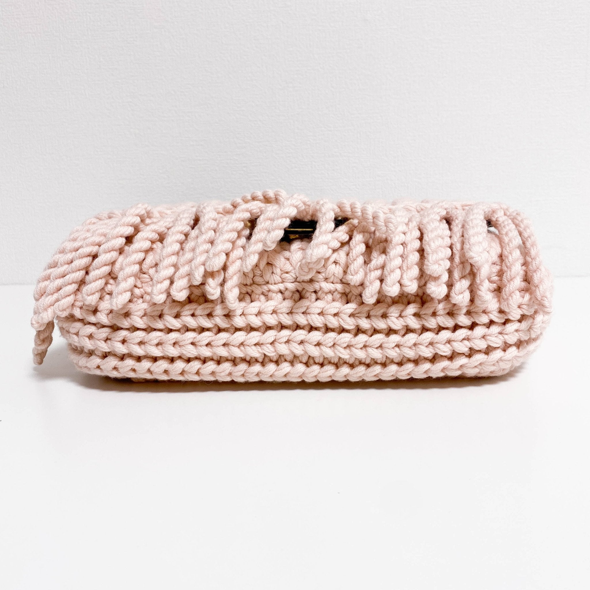 FENDI Baguette Knit Pink Shoulder Bag, in , Sold by HIVE PRELOVED - Handle Bags, Shoulder Bags,