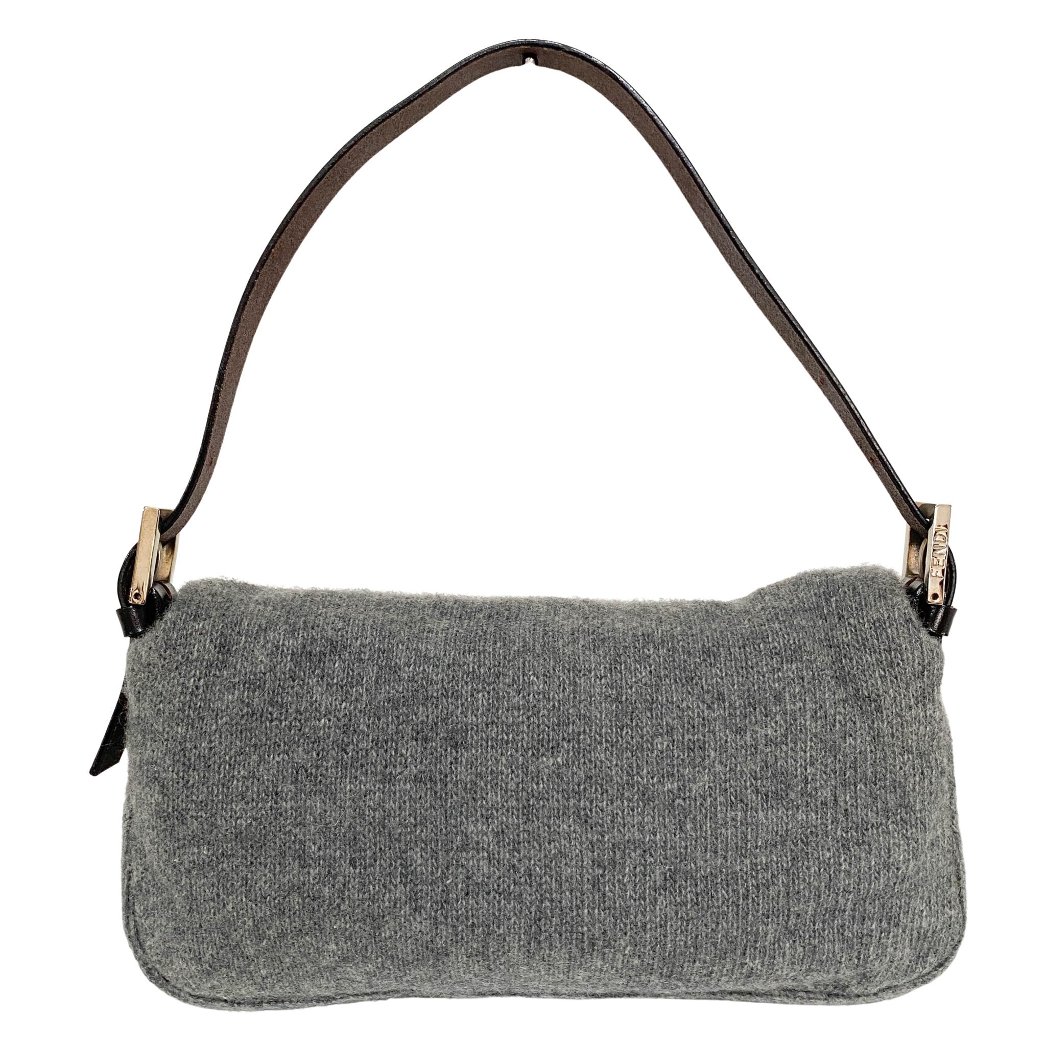 バッグ FENDI Baguette wool handbag Fendi Knitted Fringe Baguette Bag | Luxury Fashion Clothing