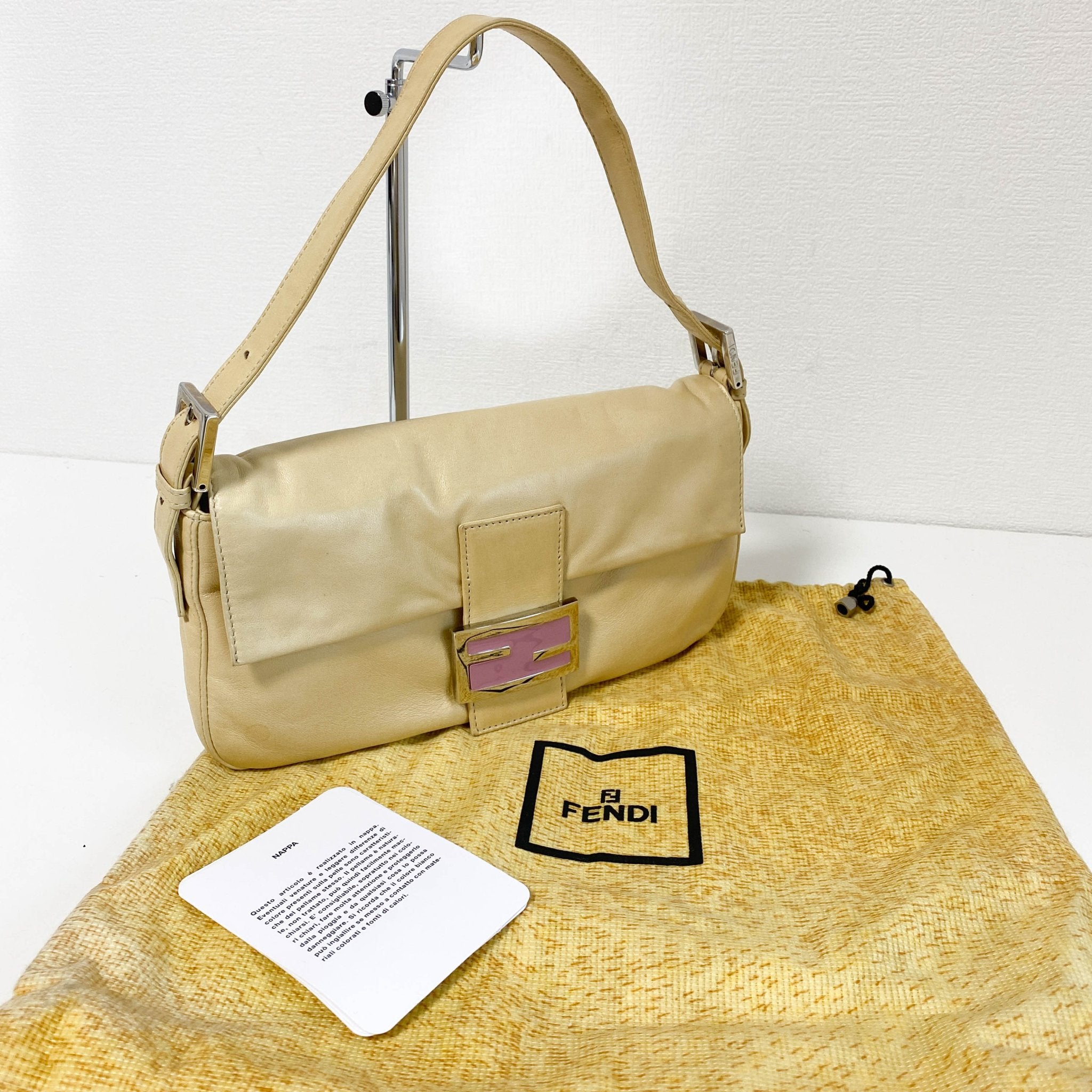 FENDI Baguette Leather Shoulder Bag, in , Sold by HIVE PRELOVED - Shoulder Bags, ,