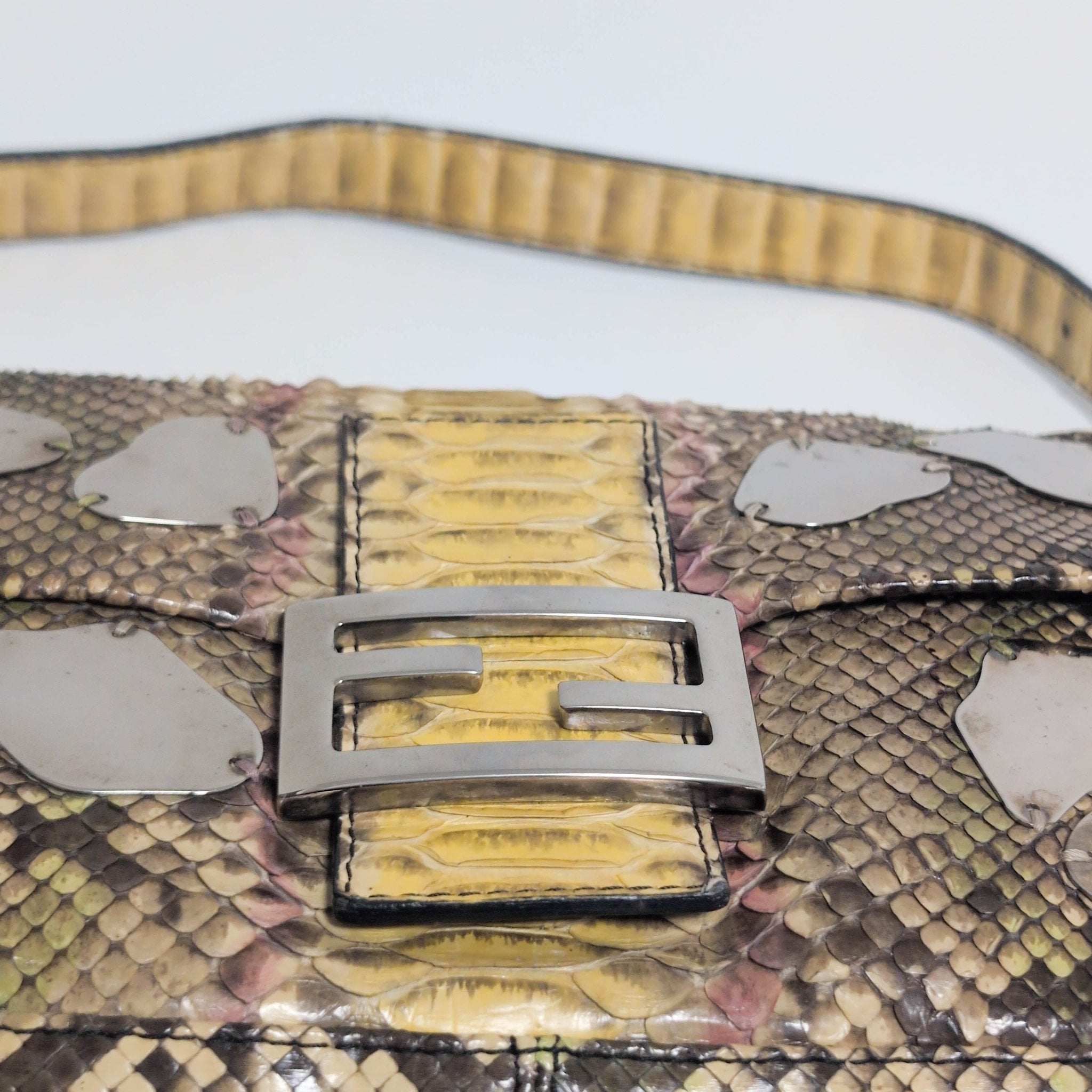 FENDI Baguette Leather with Mirror Shoulder Bag, in , Sold by HIVE PRELOVED - Shoulder Bags, ,