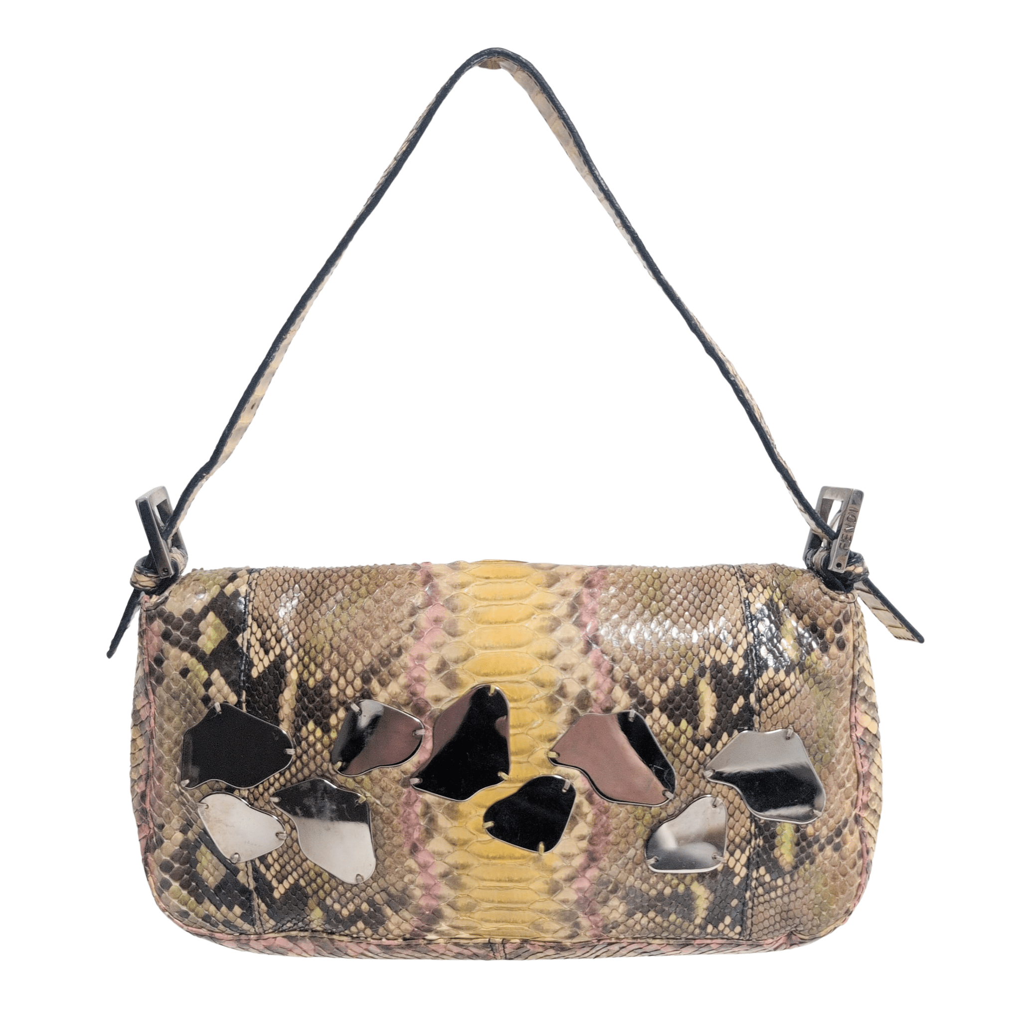 FENDI Baguette Leather with Mirror Shoulder Bag, in , Sold by HIVE PRELOVED - Shoulder Bags, ,