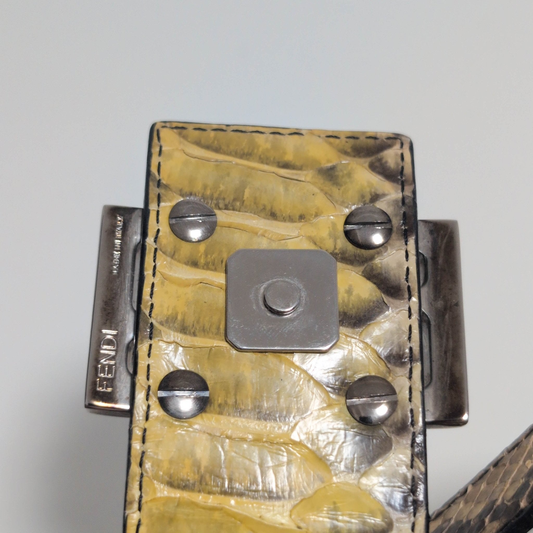 FENDI Baguette Leather with Mirror Shoulder Bag, in , Sold by HIVE PRELOVED - Shoulder Bags, ,