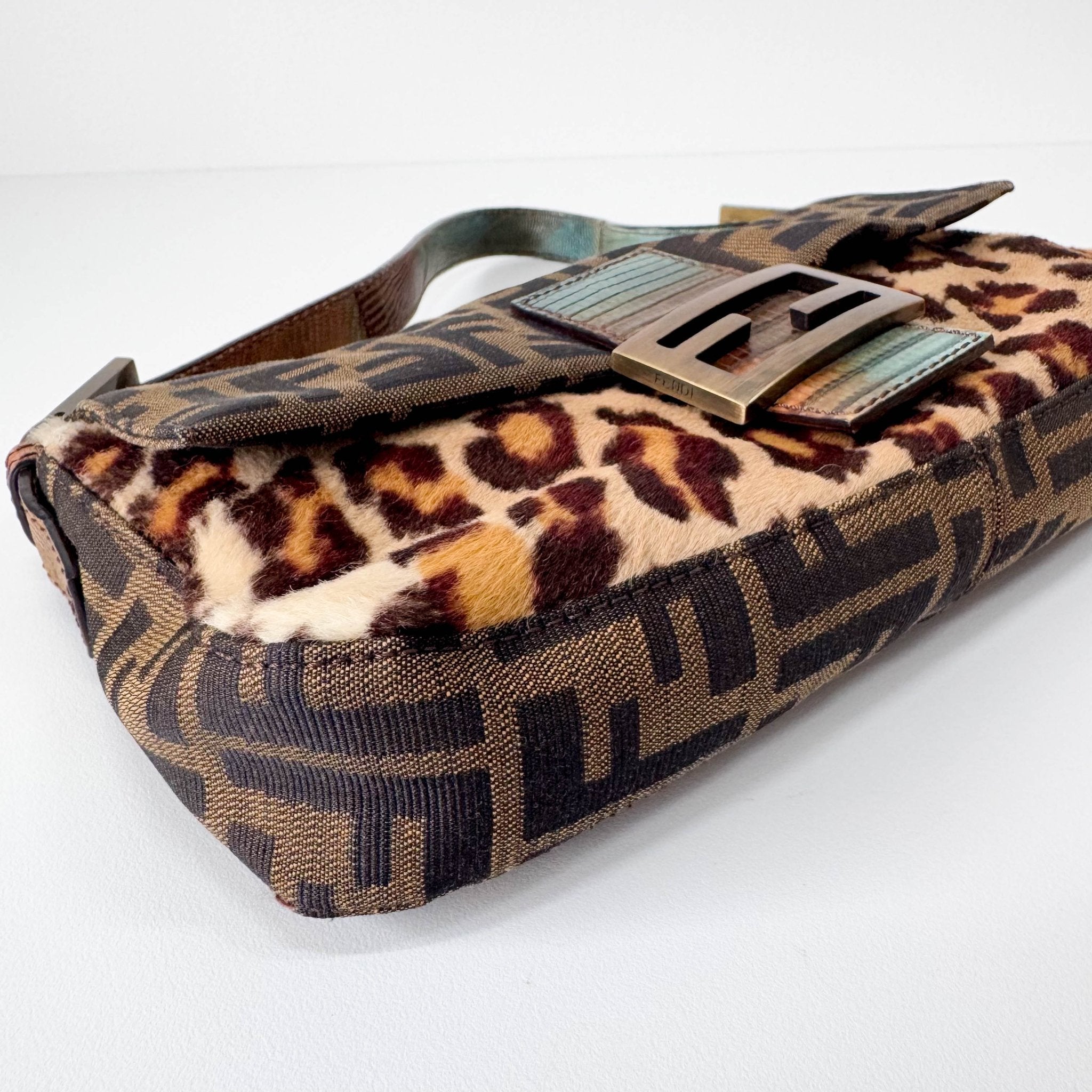 FENDI Baguette Leopard Pony Hair Shoulder Bag, in , Sold by HIVE PRELOVED - Shoulder Bags, ,