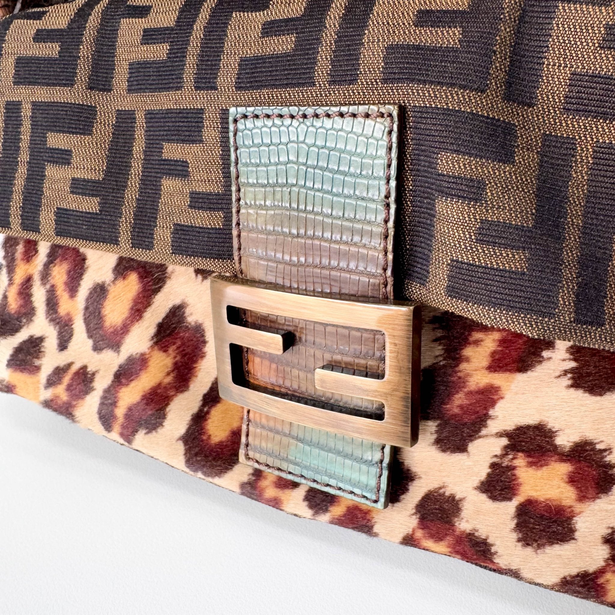 FENDI Baguette Leopard Pony Hair Shoulder Bag, in , Sold by HIVE PRELOVED - Shoulder Bags, ,