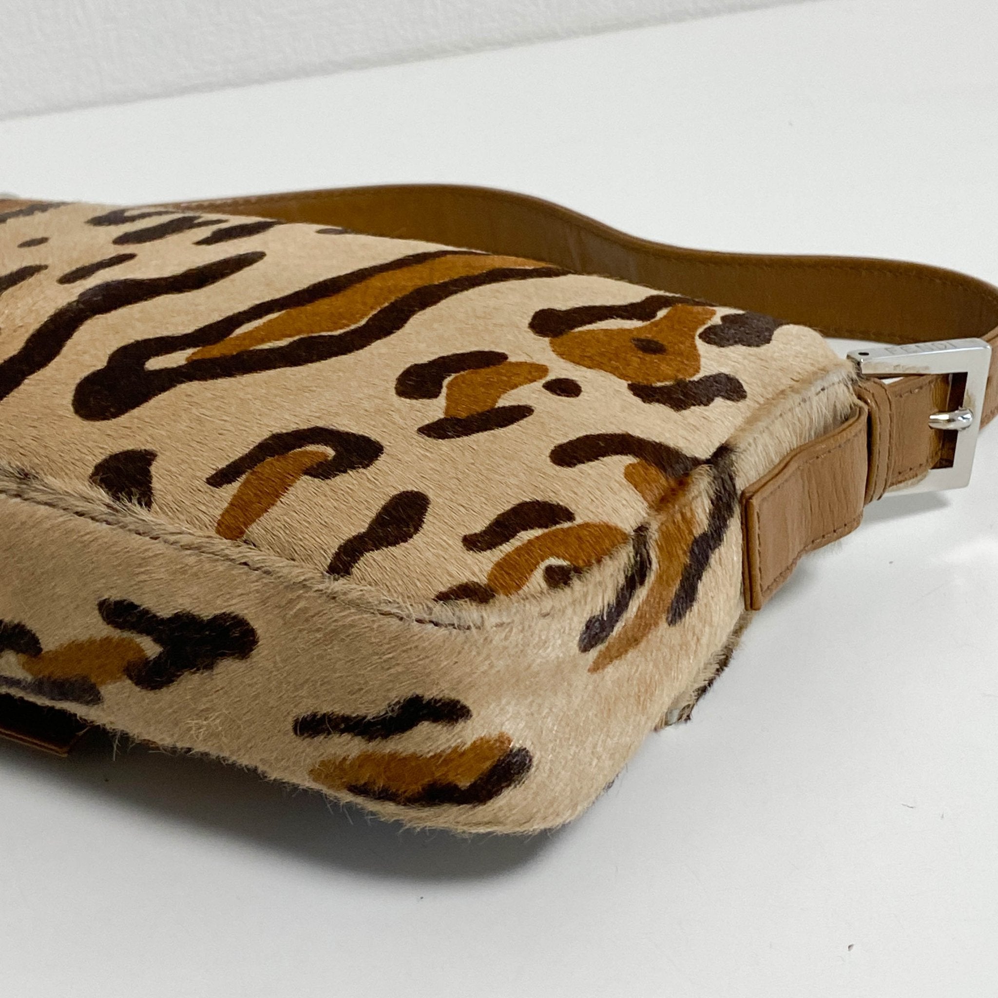 FENDI Baguette Leopard Pony Hair Shoulder Bag, in , Sold by HIVE PRELOVED - Shoulder Bags, ,