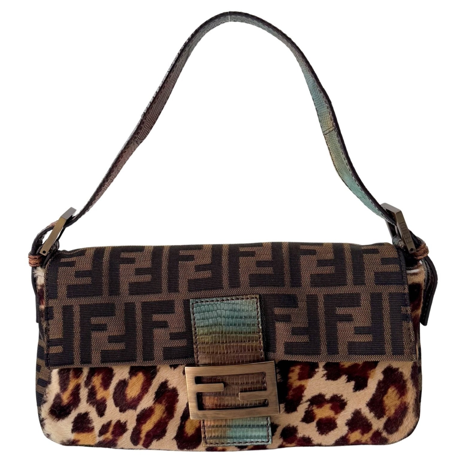 FENDI Baguette Leopard Pony Hair Shoulder Bag, in , Sold by HIVE PRELOVED - Shoulder Bags, ,