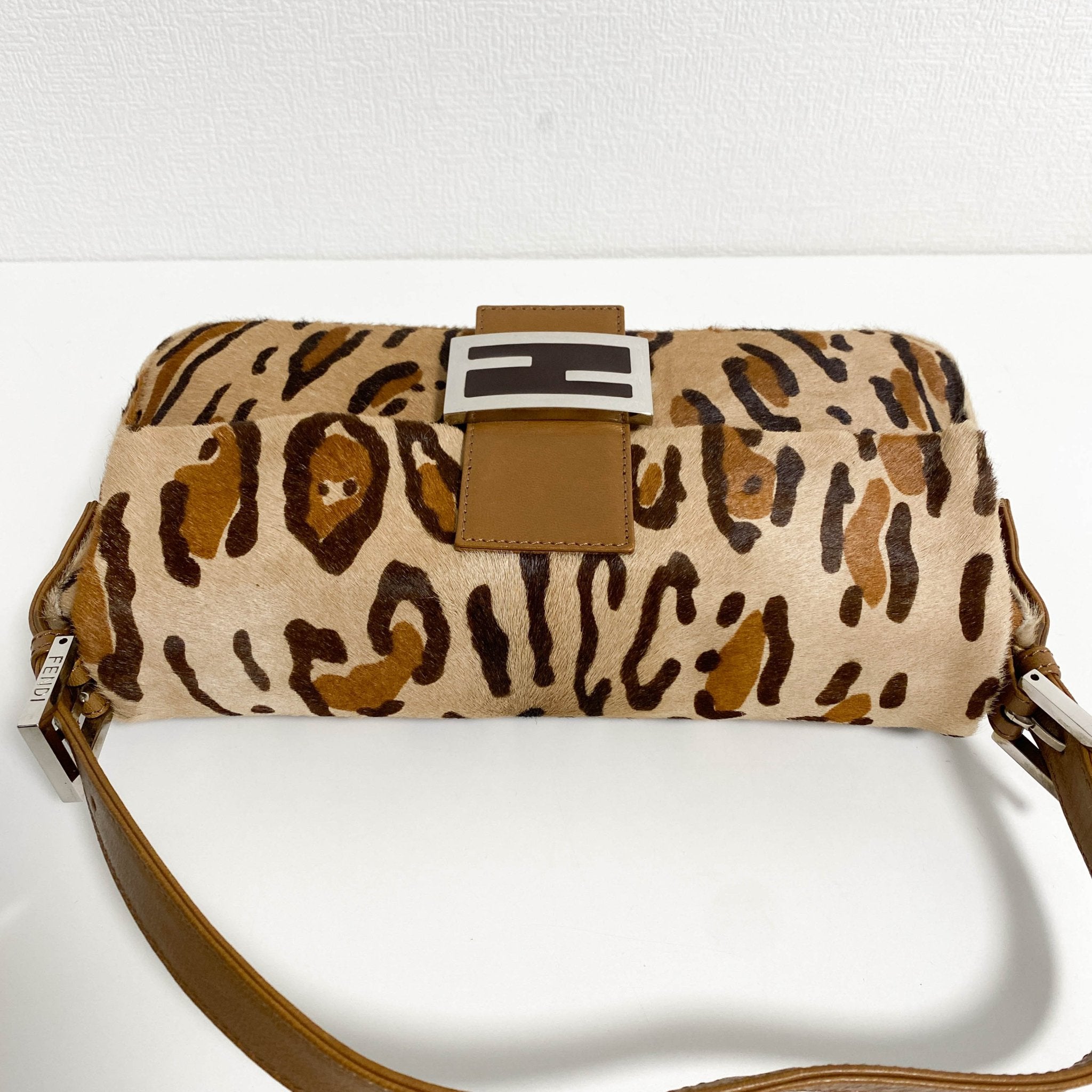 FENDI Baguette Leopard Pony Hair Shoulder Bag, in , Sold by HIVE PRELOVED - Shoulder Bags, ,