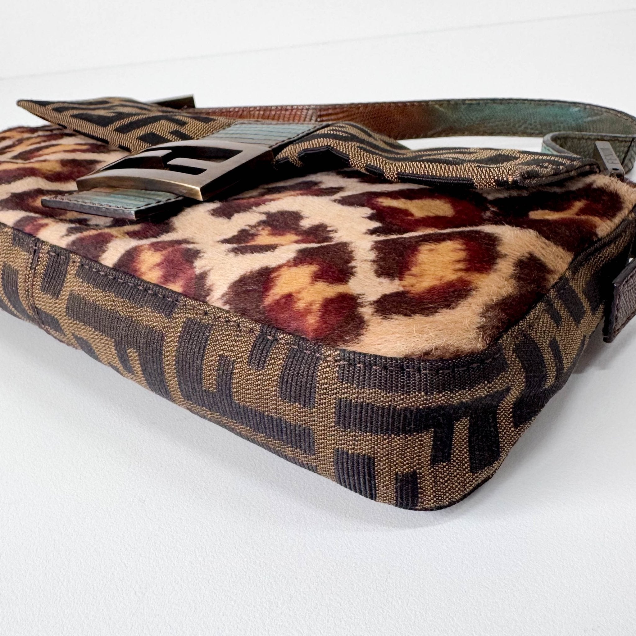 FENDI Baguette Leopard Pony Hair Shoulder Bag, in , Sold by HIVE PRELOVED - Shoulder Bags, ,