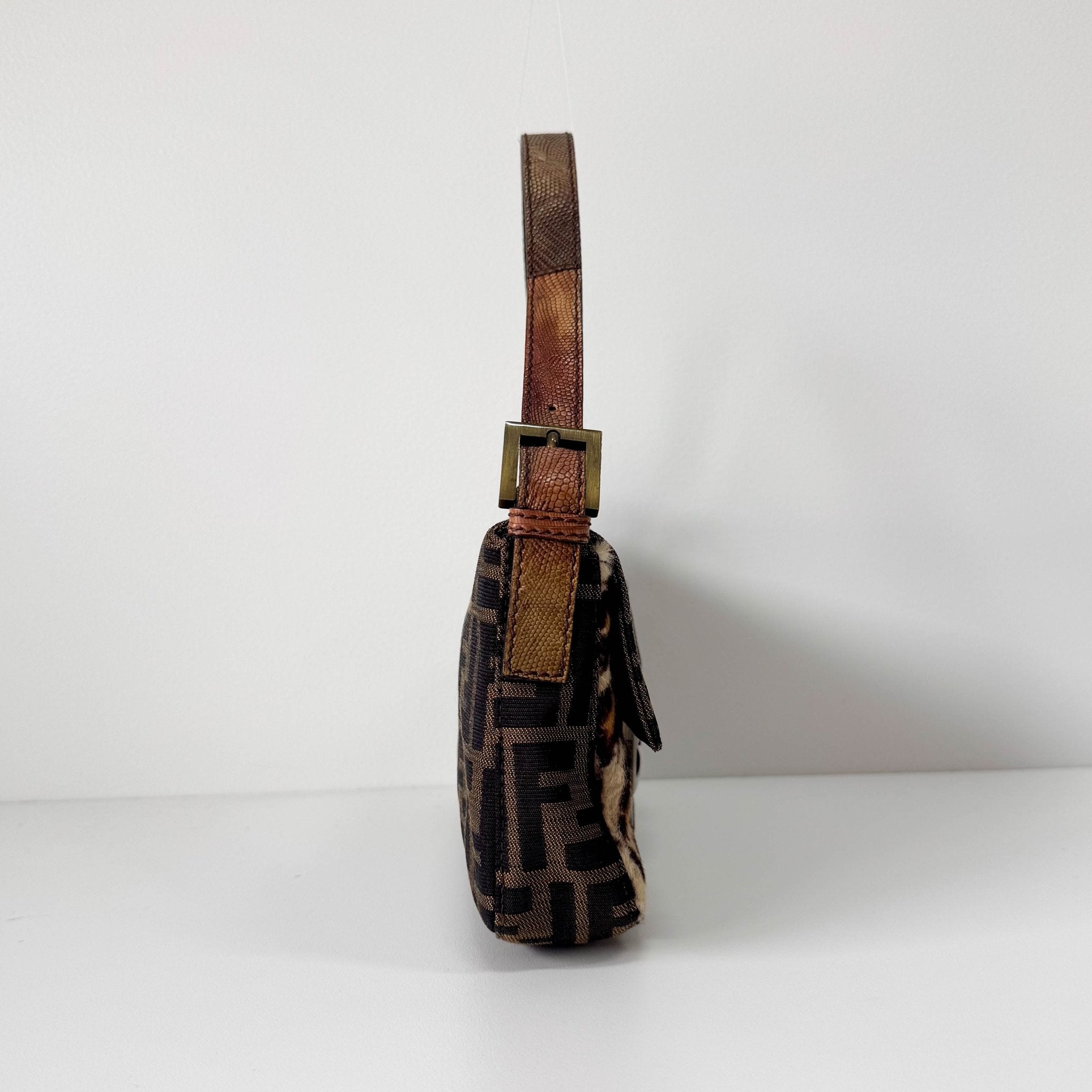 FENDI Baguette Leopard Pony Hair Shoulder Bag, in , Sold by HIVE PRELOVED - Shoulder Bags, ,