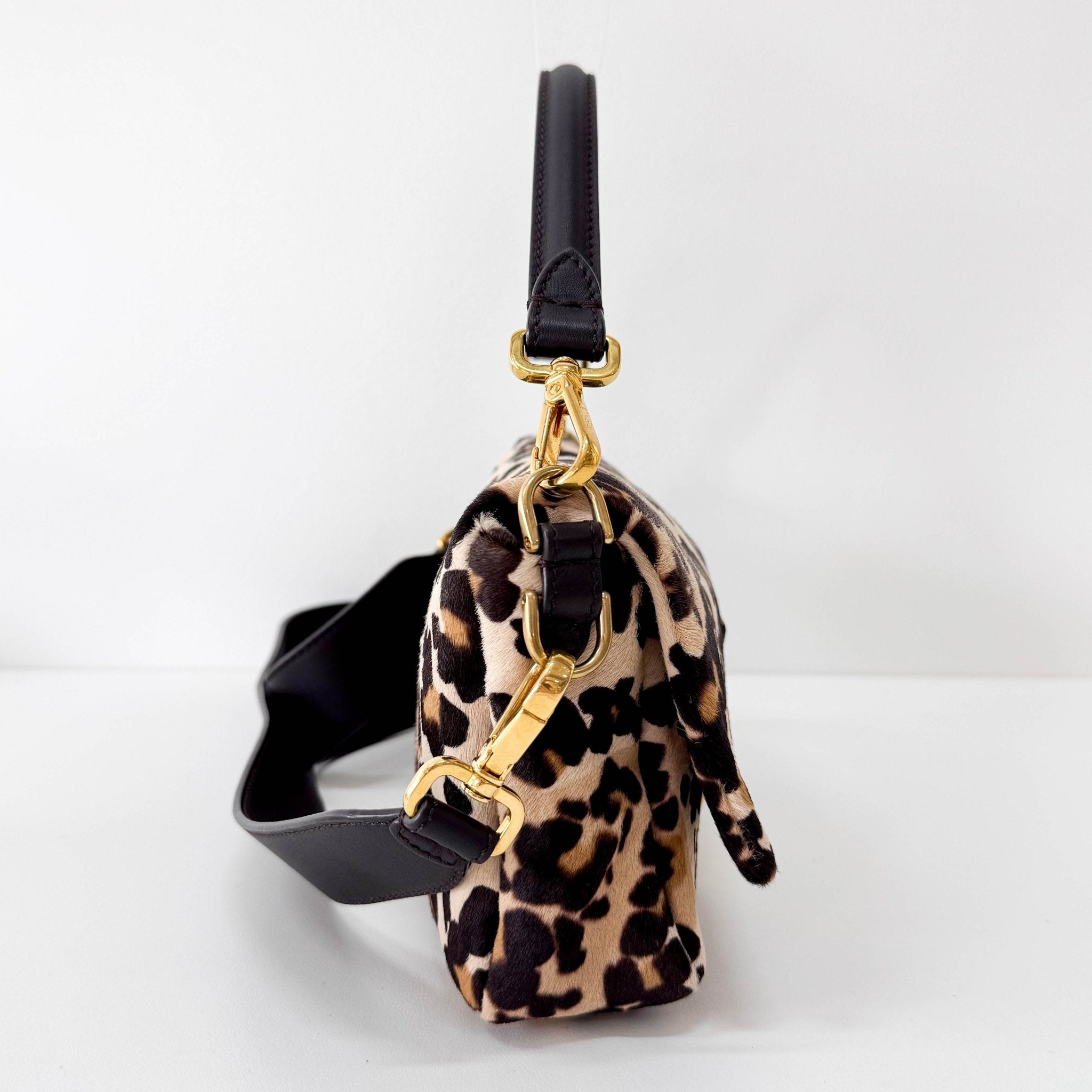 FENDI Baguette Leopard Print Pony Hair, in , Sold by HIVE PRELOVED - Shoulder Bags, ,