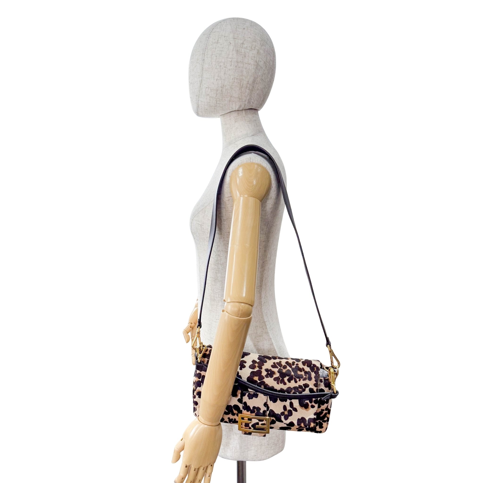 FENDI Baguette Leopard Print Pony Hair, in , Sold by HIVE PRELOVED - Shoulder Bags, ,