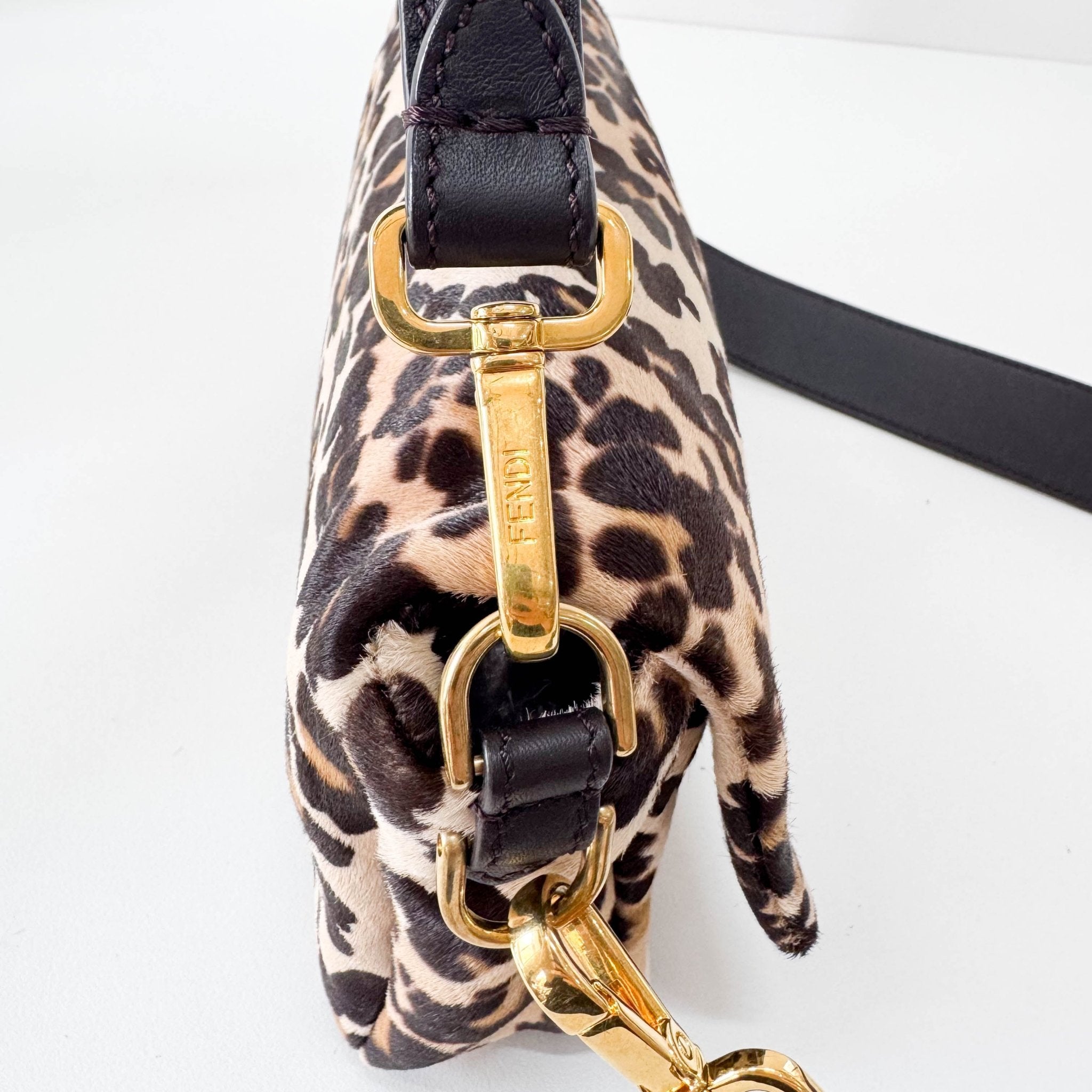 FENDI Baguette Leopard Print Pony Hair, in , Sold by HIVE PRELOVED - Shoulder Bags, ,