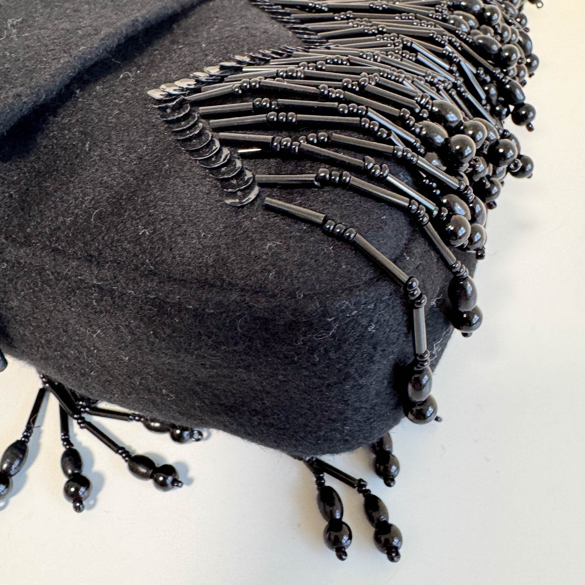 FENDI Baguette Limited Edition Black Cashmere and Beaded Shoulder Bag, in , Sold by HIVE PRELOVED - Shoulder Bags, ,