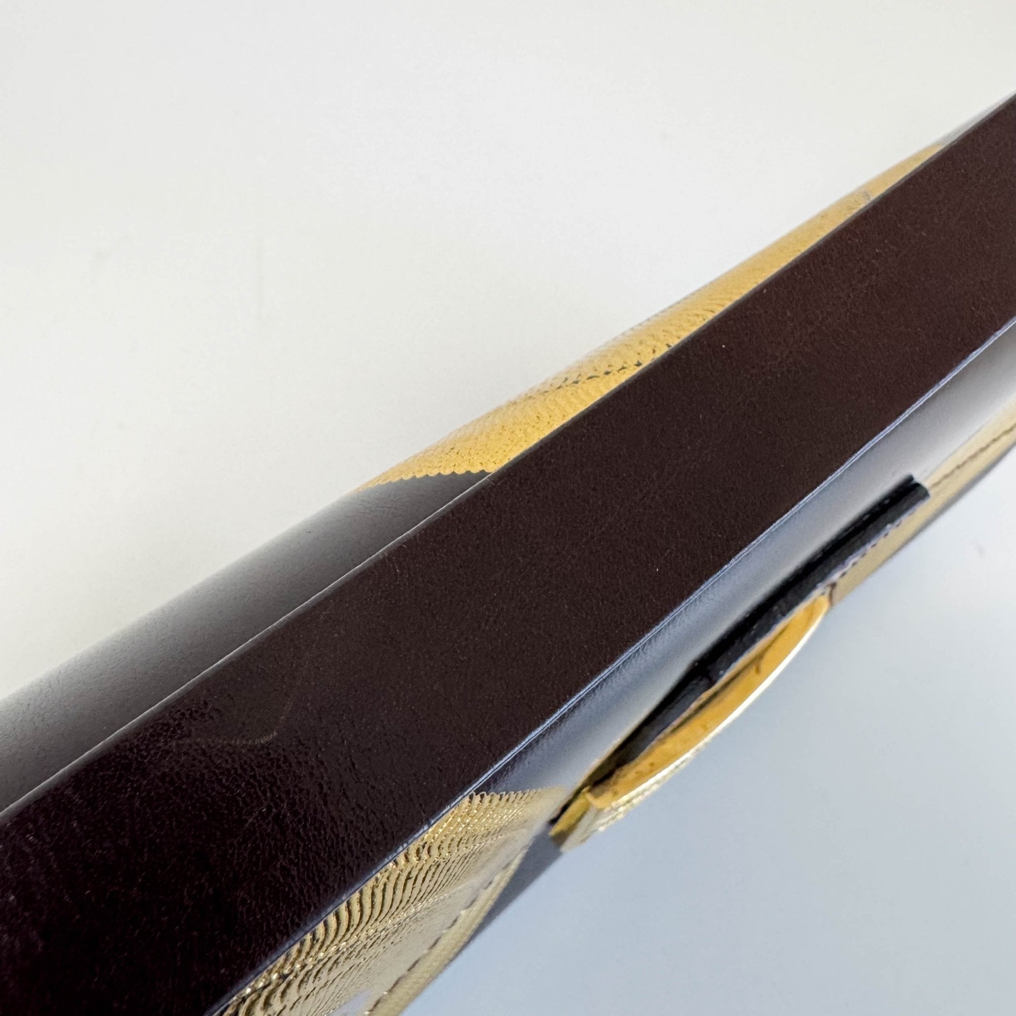 FENDI Baguette Limited Edition Brown Leather Gold Printed Shoulder Bag, in , Sold by HIVE PRELOVED - Shoulder Bags, ,