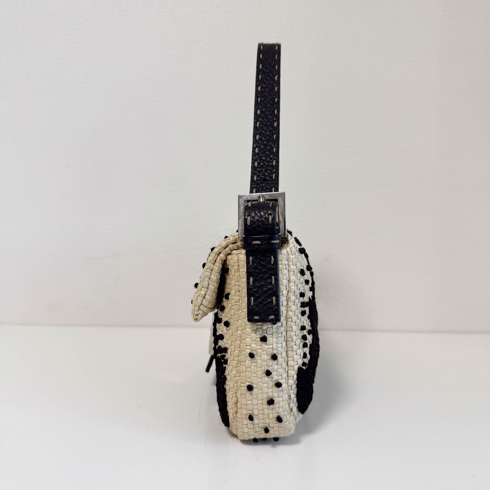 FENDI Baguette Limited Edition Raffia Embroidered Selleria Shoulder Bag, in , Sold by HIVE PRELOVED - Shoulder Bags, ,