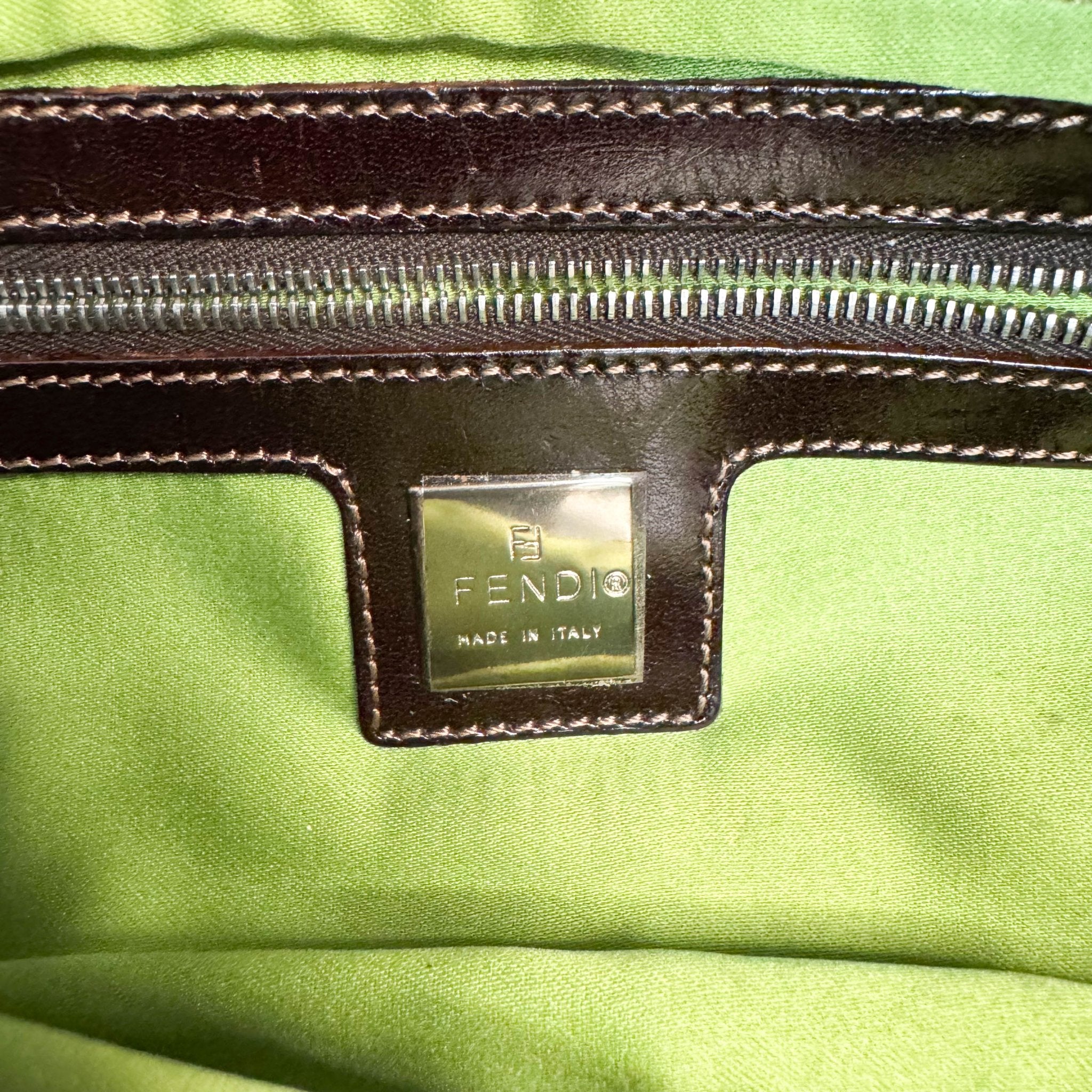 FENDI Baguette Metallic Green Sequin Shoulder Bag, in , Sold by HIVE PRELOVED - Shoulder Bags, ,