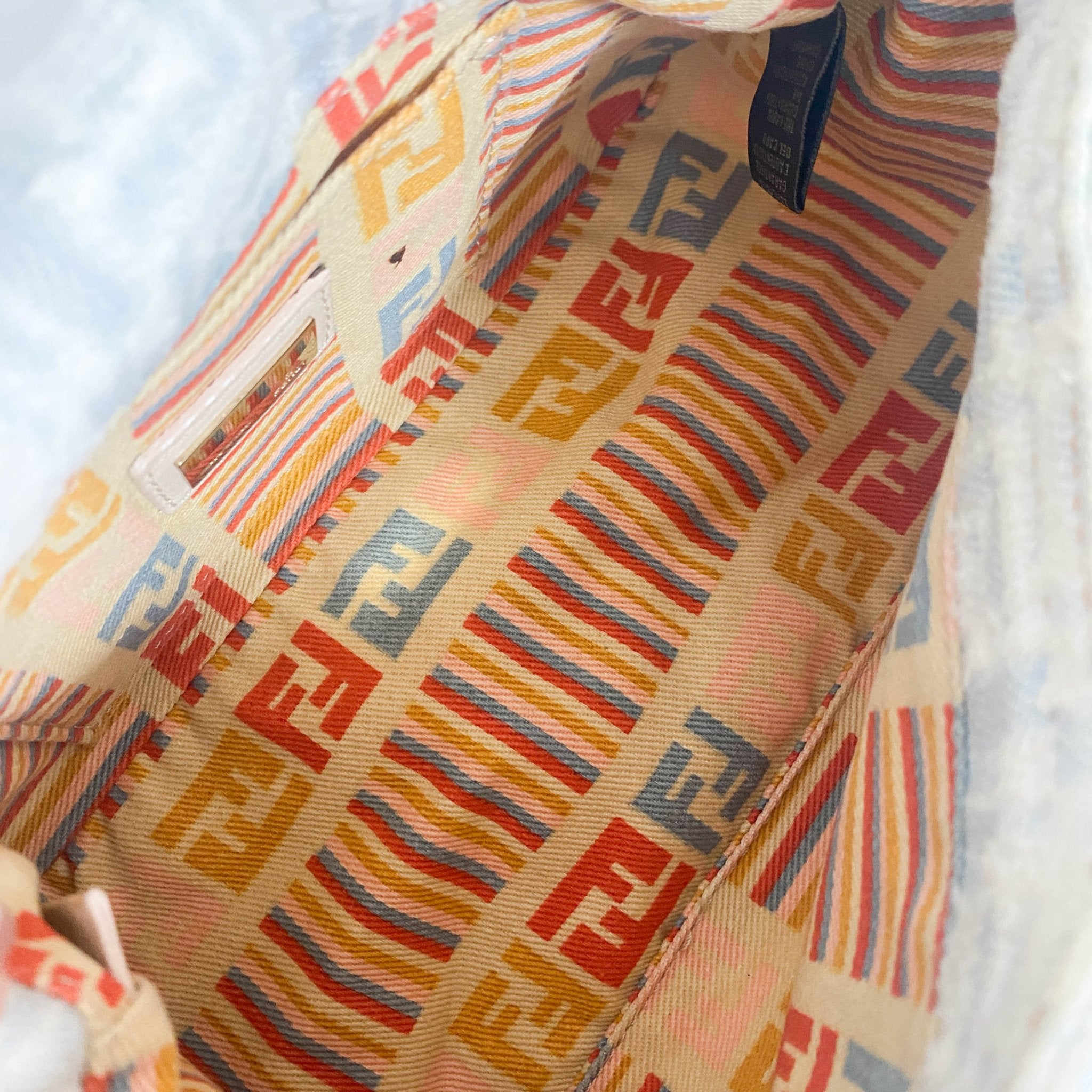 FENDI Baguette Mini Light Blue White Denim / Gold Hardware, in , Sold by HIVE PRELOVED - Mini bags, Shoulder Bags,